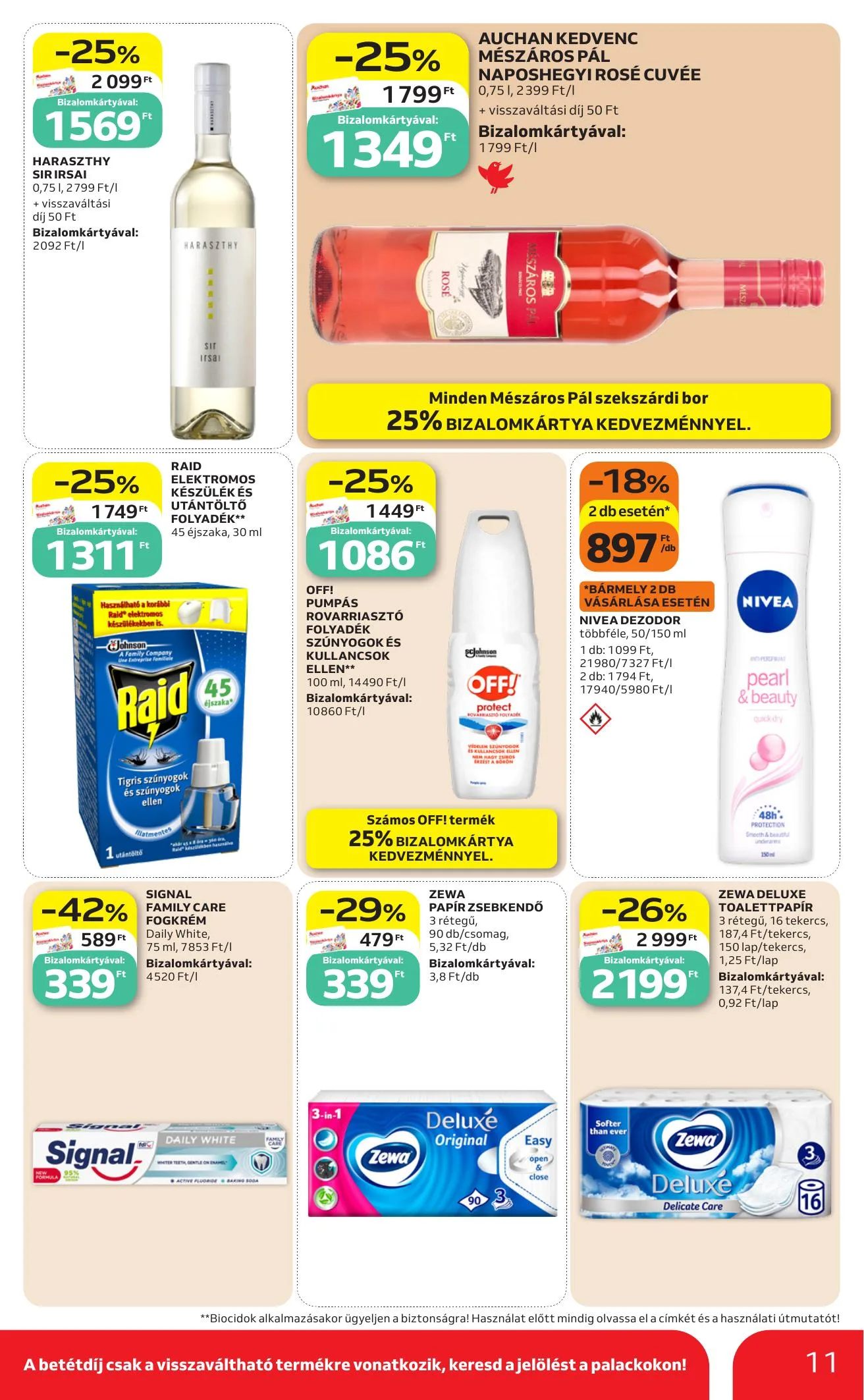 Auchan akciós újság Szupermarket 05.28–06.03 – 11. oldal