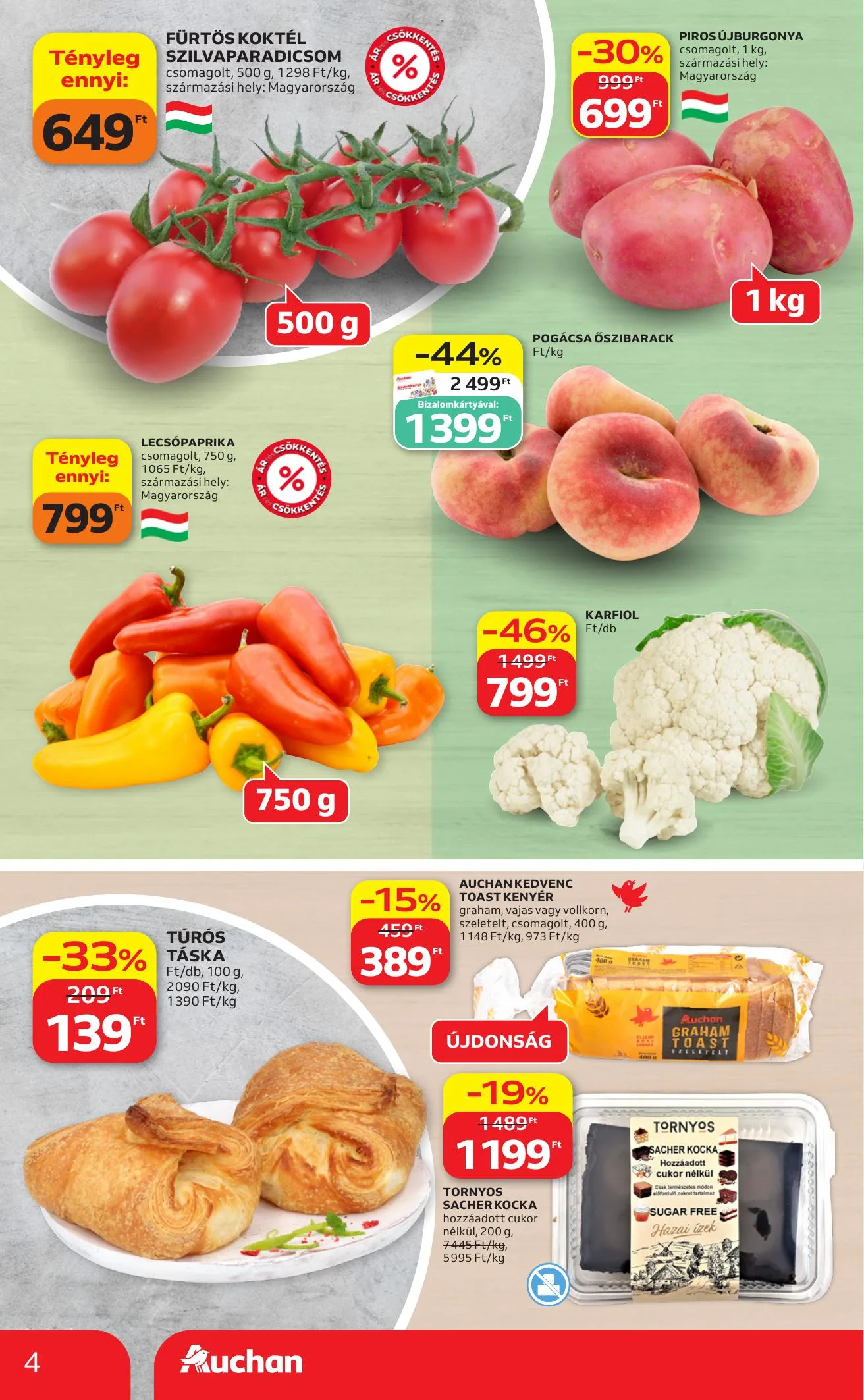 Auchan akciós újság Szupermarket 05.28–06.03 – 4. oldal