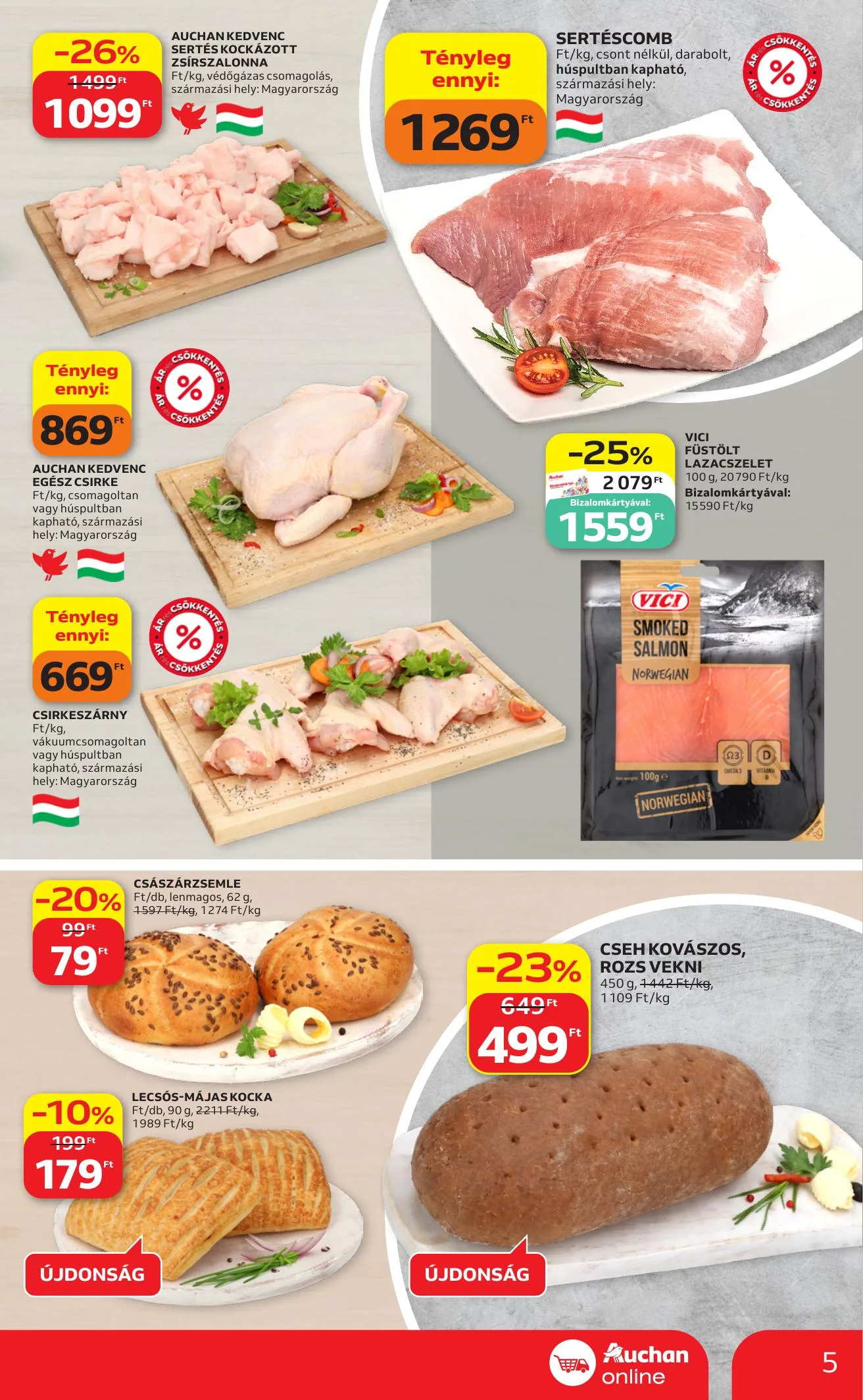 Auchan akciós újság Szupermarket 05.28–06.03 – 5. oldal
