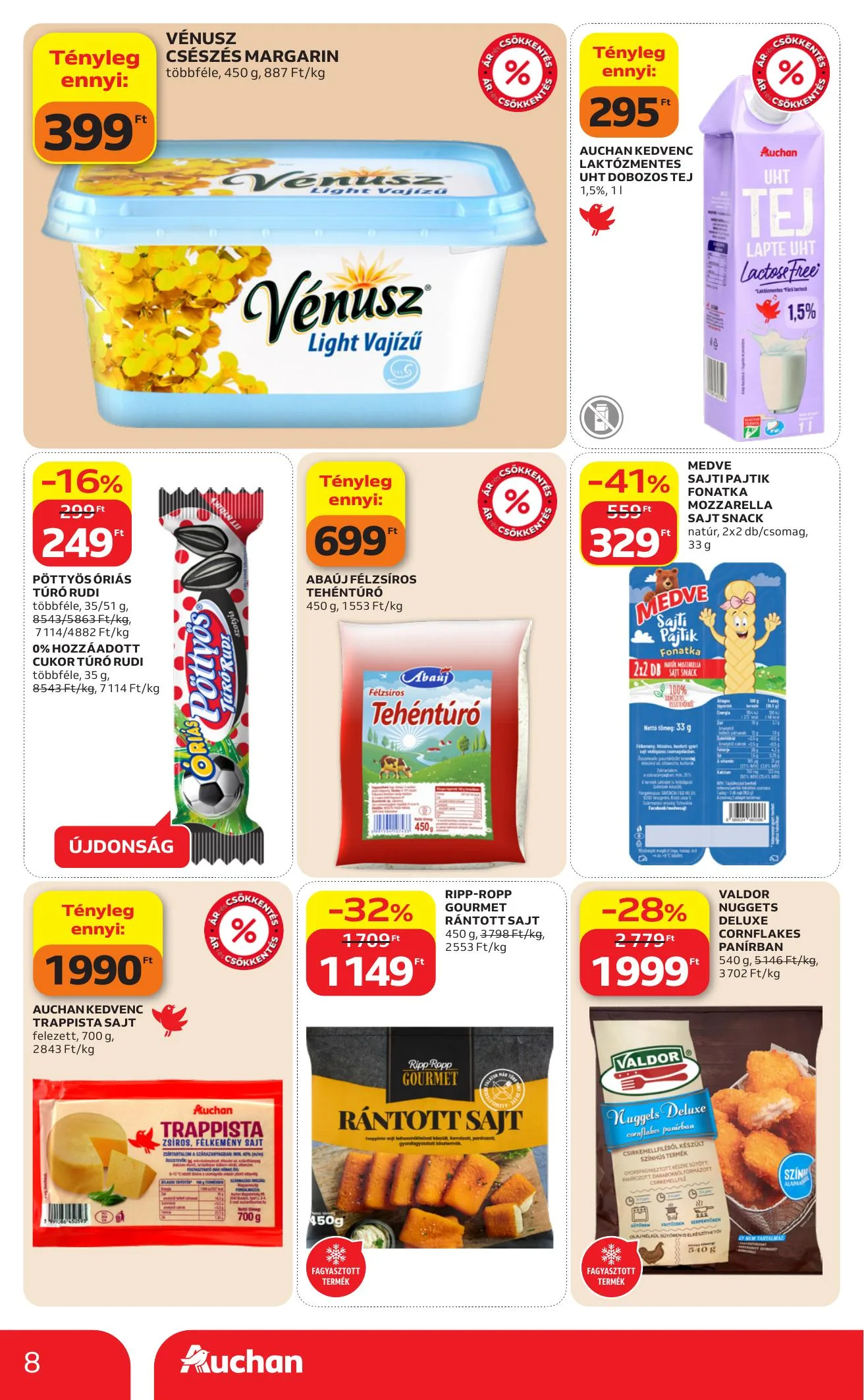 Auchan akciós újság Szupermarket 05.28–06.03 – 8. oldal