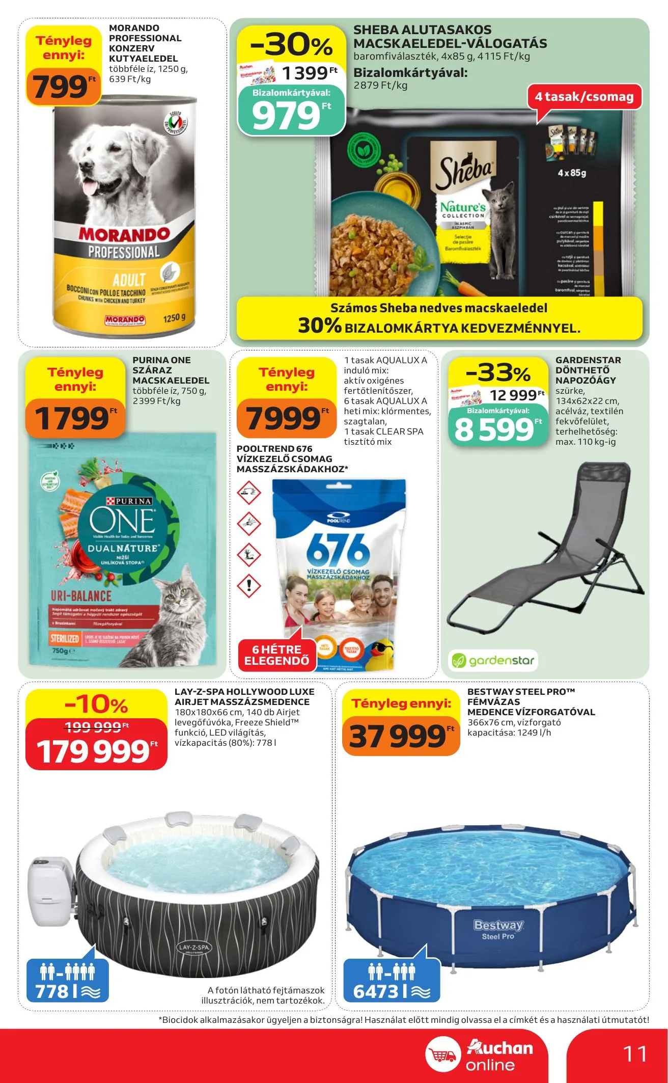 Auchan akciós újság Szupermarket 06.04–06.10 – 11. oldal