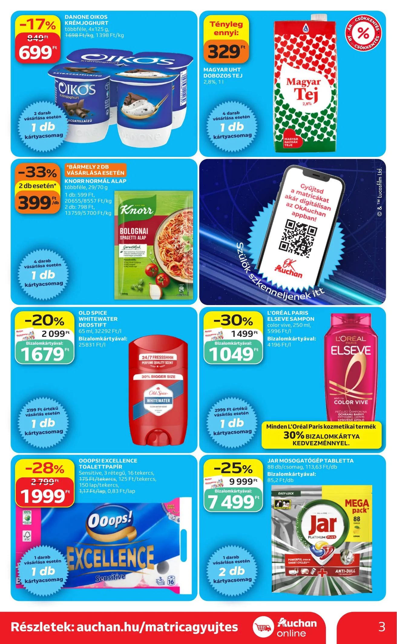 Auchan akciós újság Szupermarket 06.04–06.10 – 3. oldal