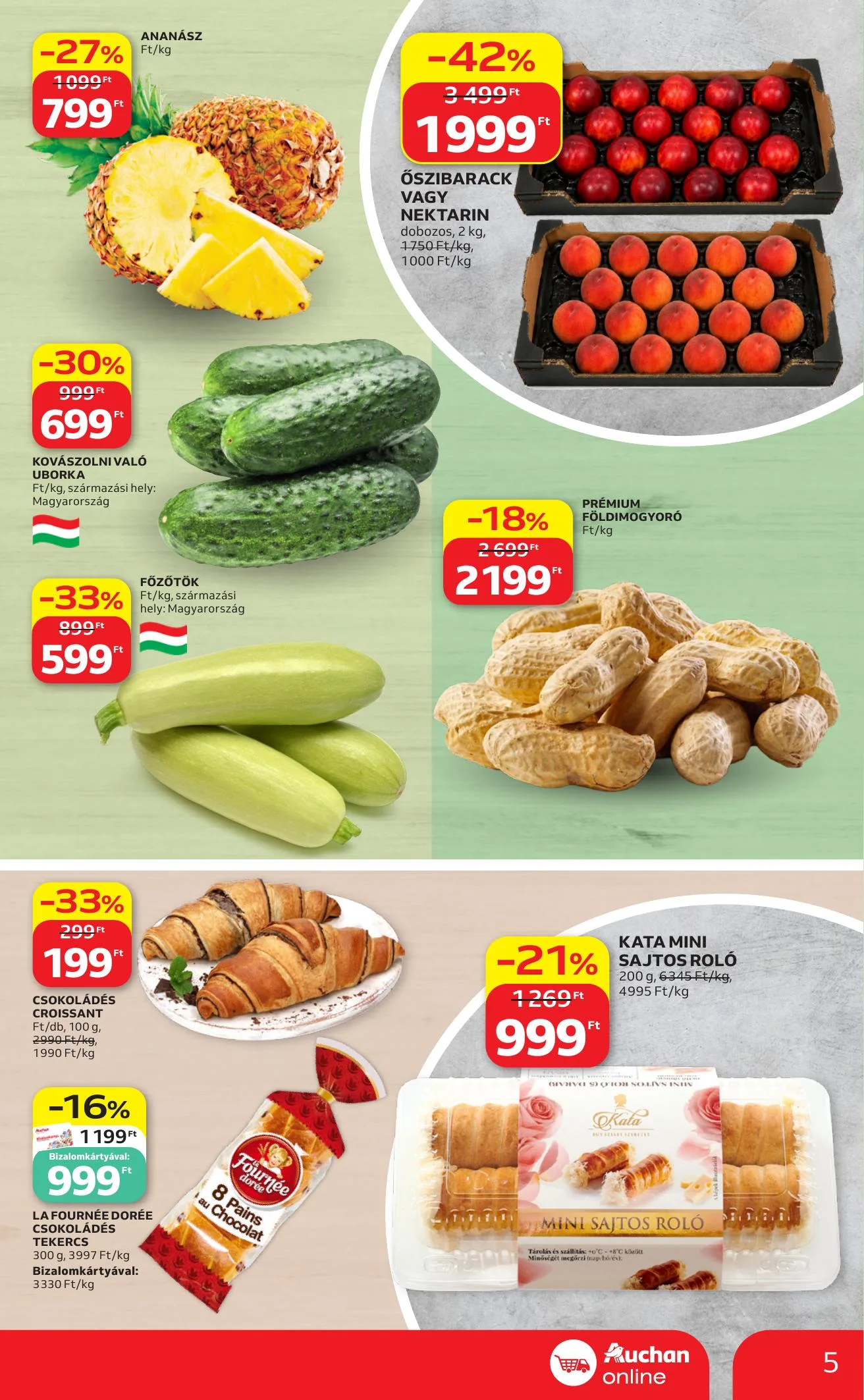 Auchan akciós újság Szupermarket 06.04–06.10 – 5. oldal