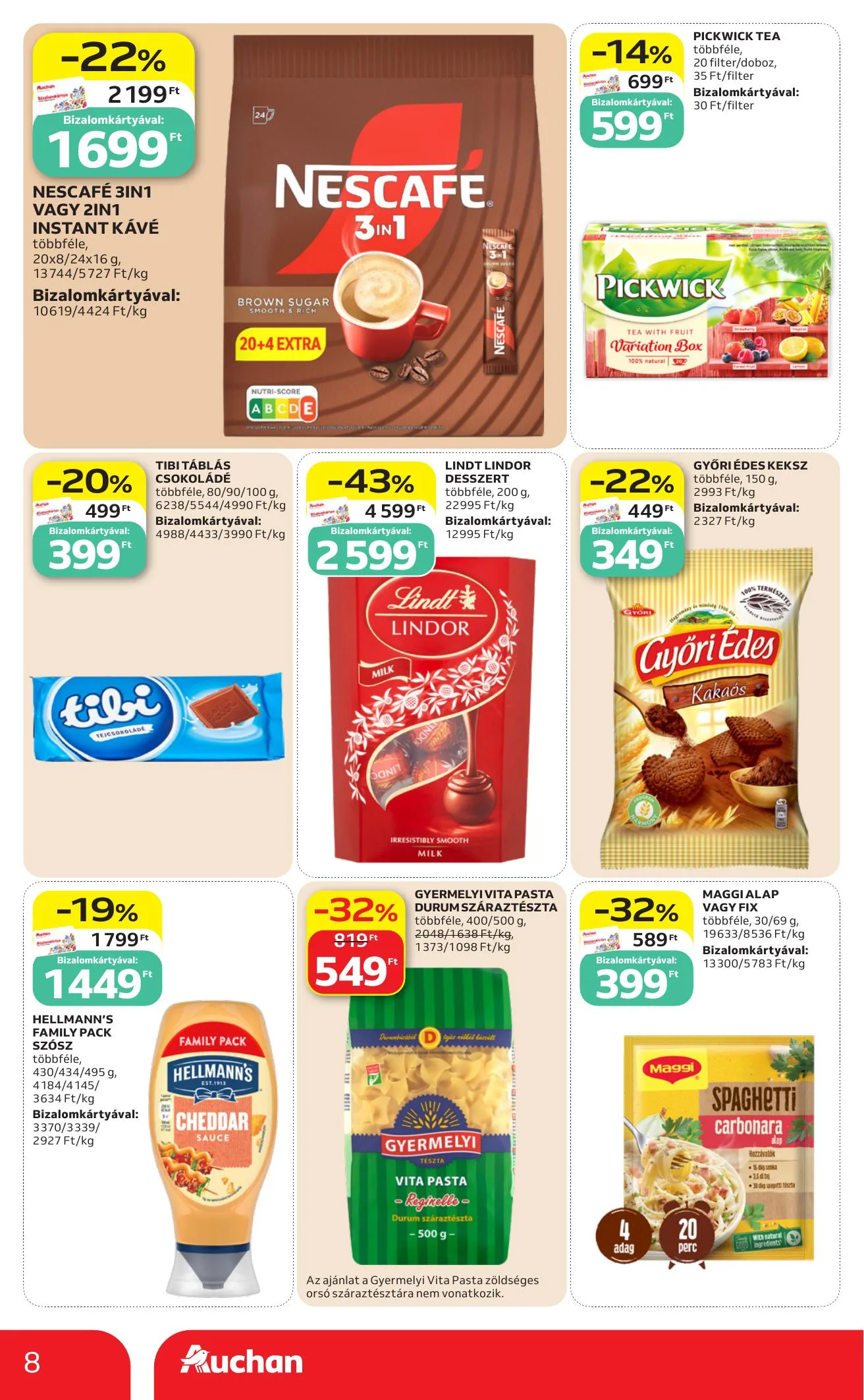 Auchan akciós újság Szupermarket 06.04–06.10 – 8. oldal