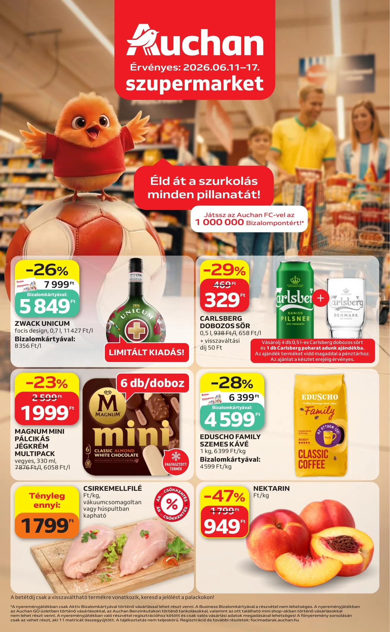 Auchan akciós újság Szupermarket 06.11–06.17