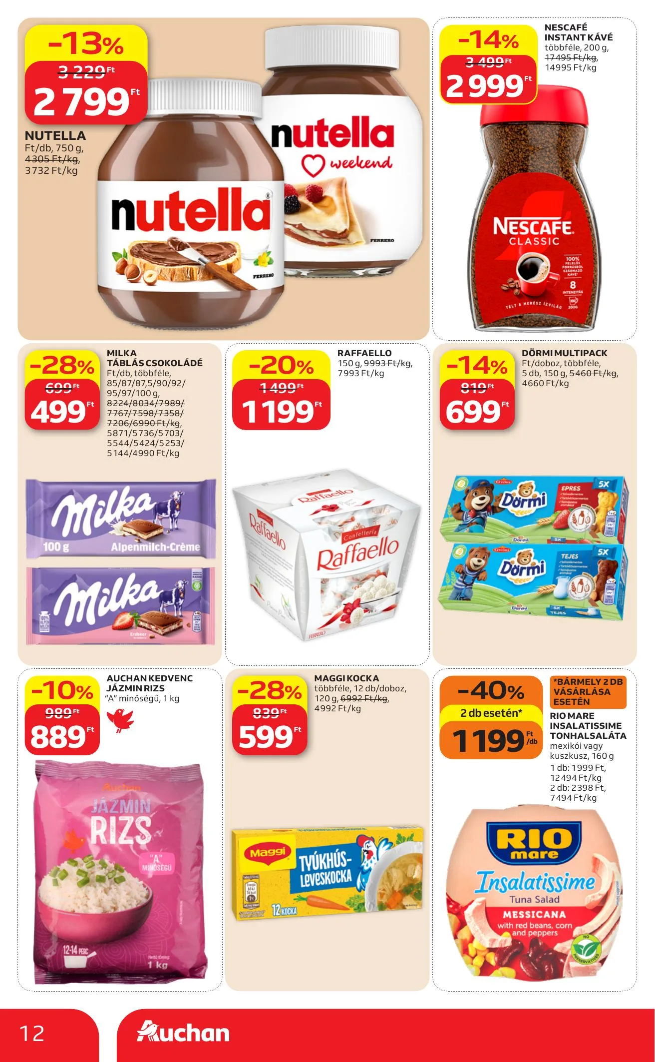 Auchan akciós újság Szupermarket 06.11–06.17 – 12. oldal
