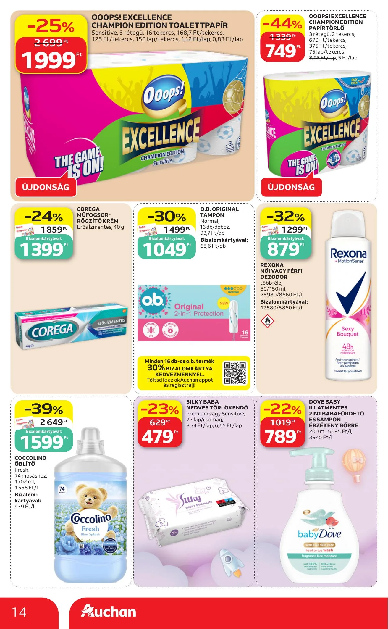 Auchan akciós újság Szupermarket 06.11–06.17 – 14. oldal