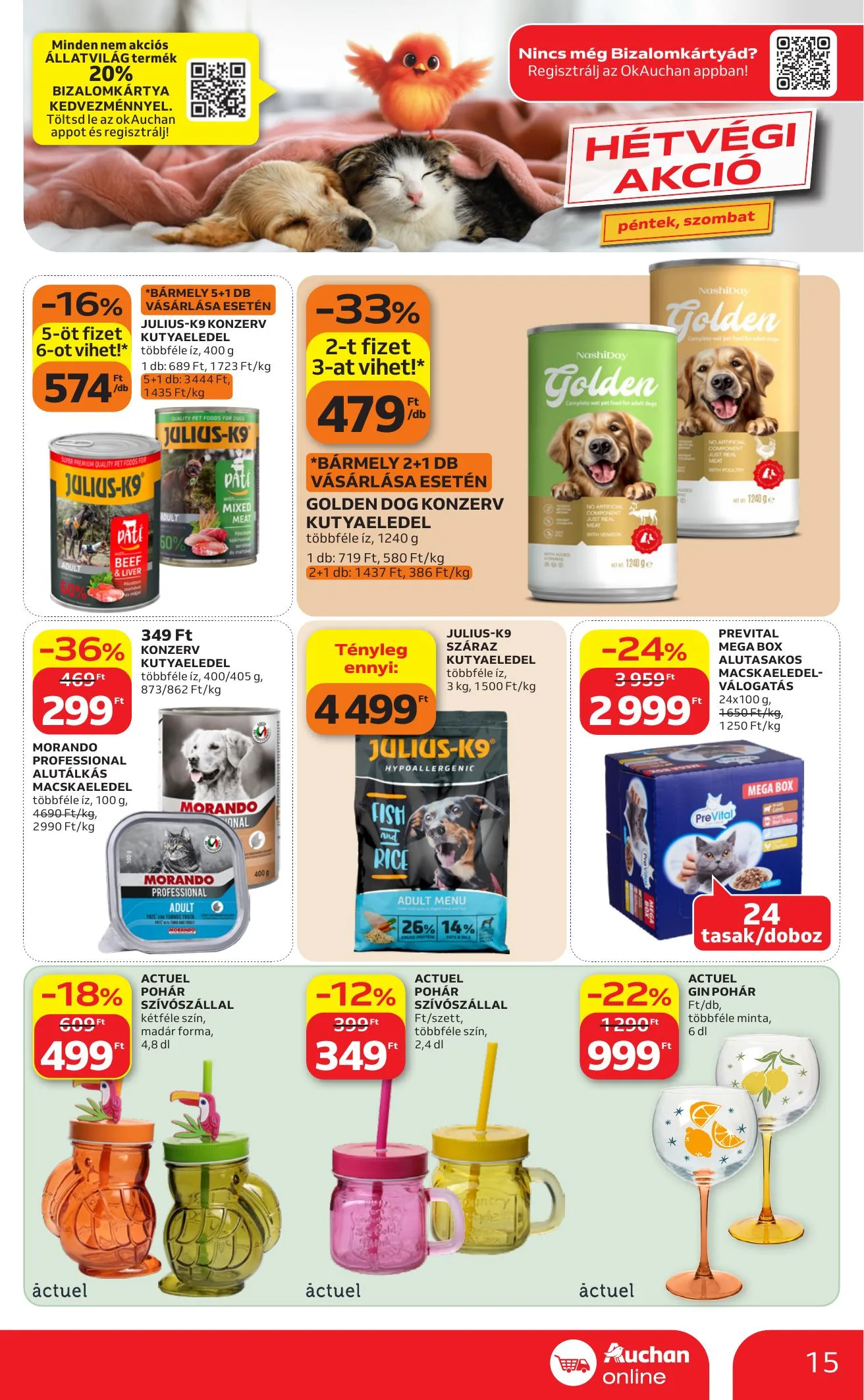Auchan akciós újság Szupermarket 06.11–06.17 – 15. oldal