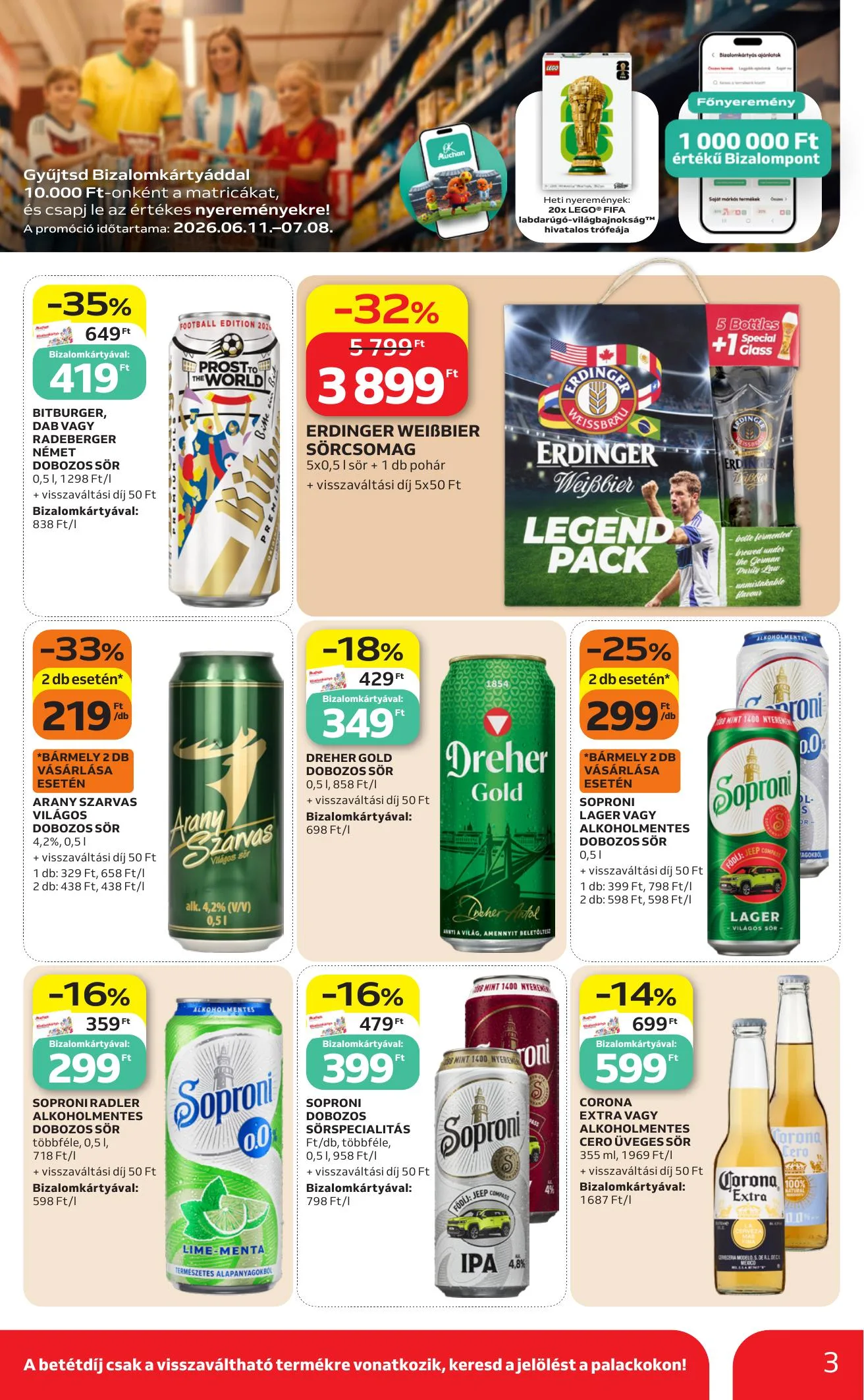 Auchan akciós újság Szupermarket 06.11–06.17 – 3. oldal