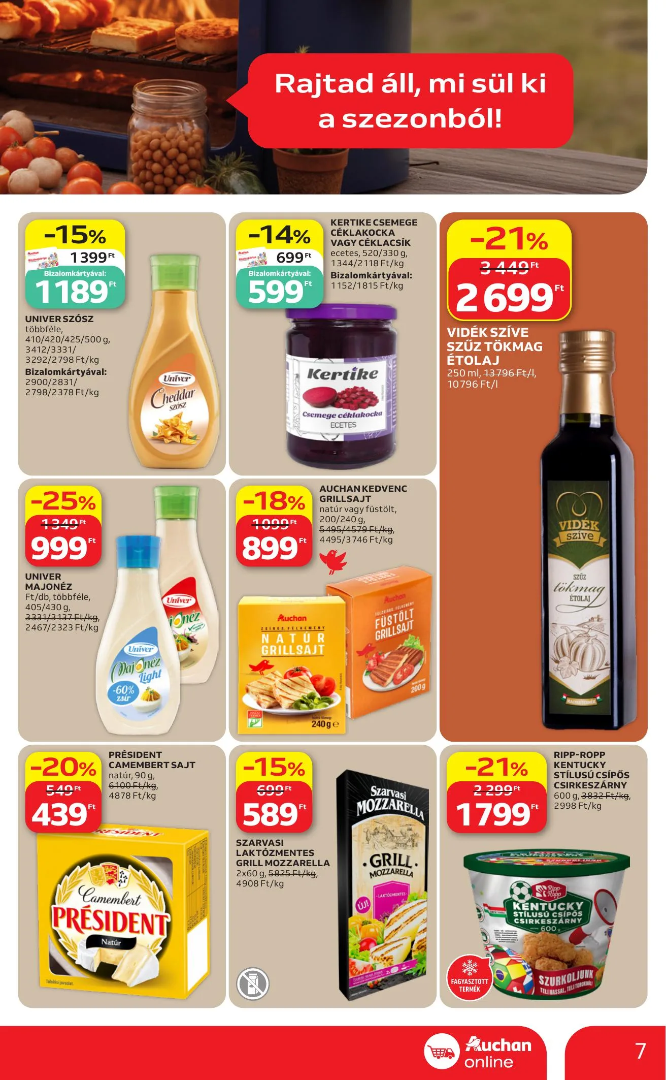 Auchan akciós újság Szupermarket 06.11–06.17 – 7. oldal