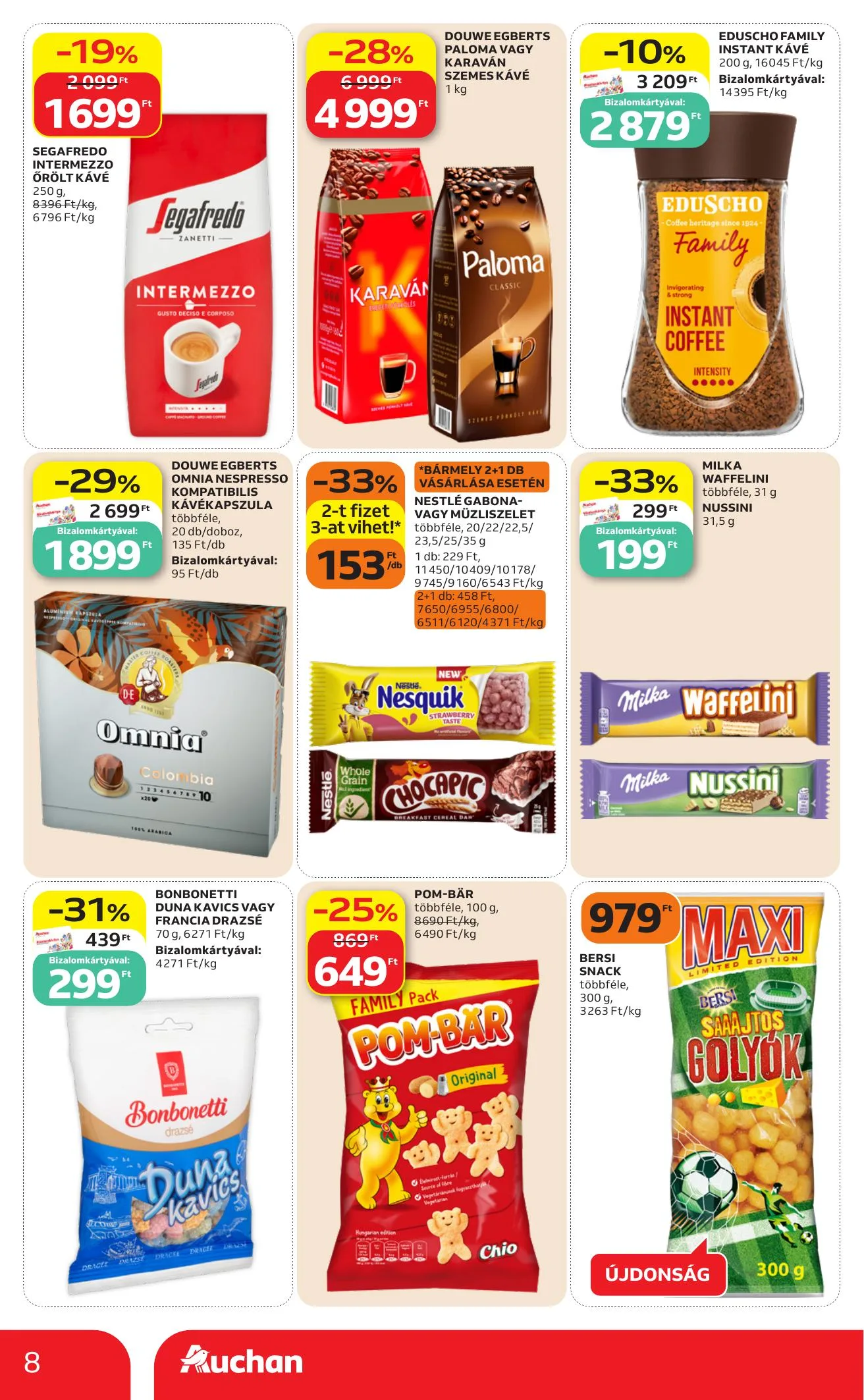 Auchan akciós újság Szupermarket 06.18–06.24 – 8. oldal