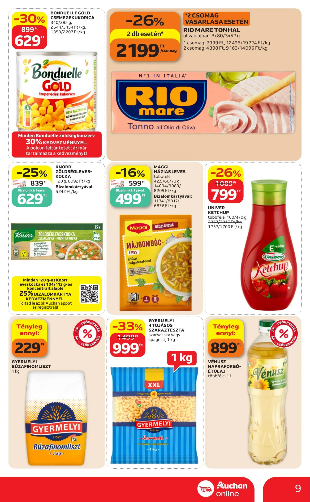 Auchan akciós újság Szupermarket 06.18–06.24 – 9. oldal