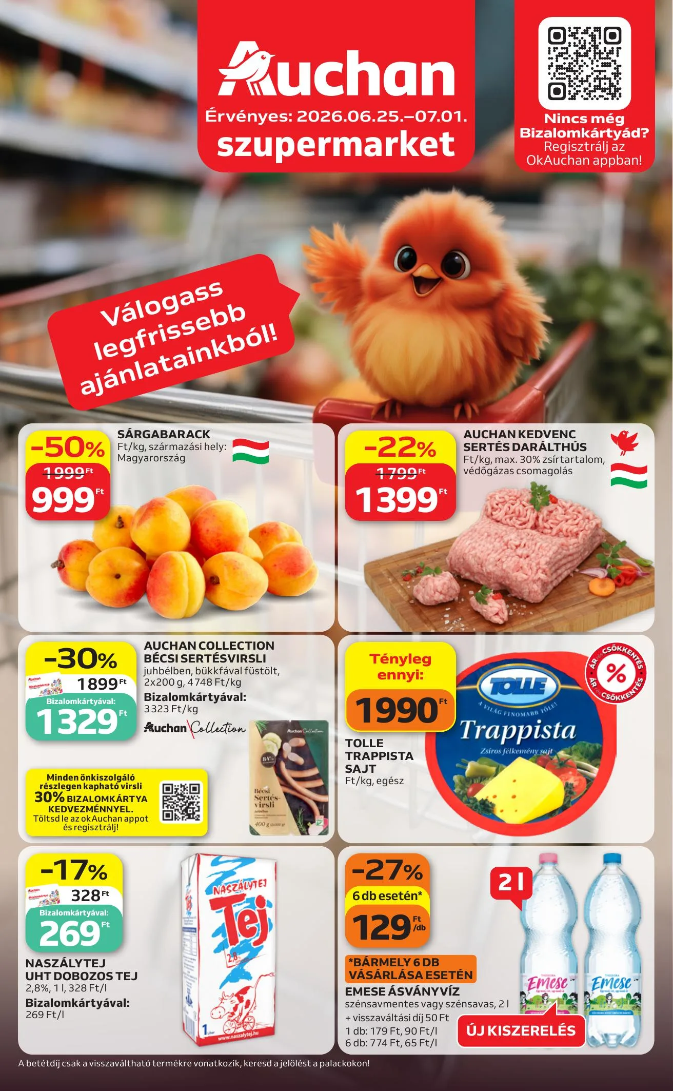 Auchan akciós újság Szupermarket 06.25–07.01