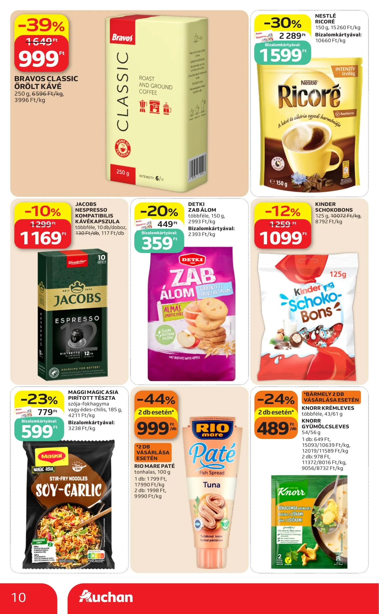 Auchan akciós újság Szupermarket 06.25–07.01 – 10. oldal