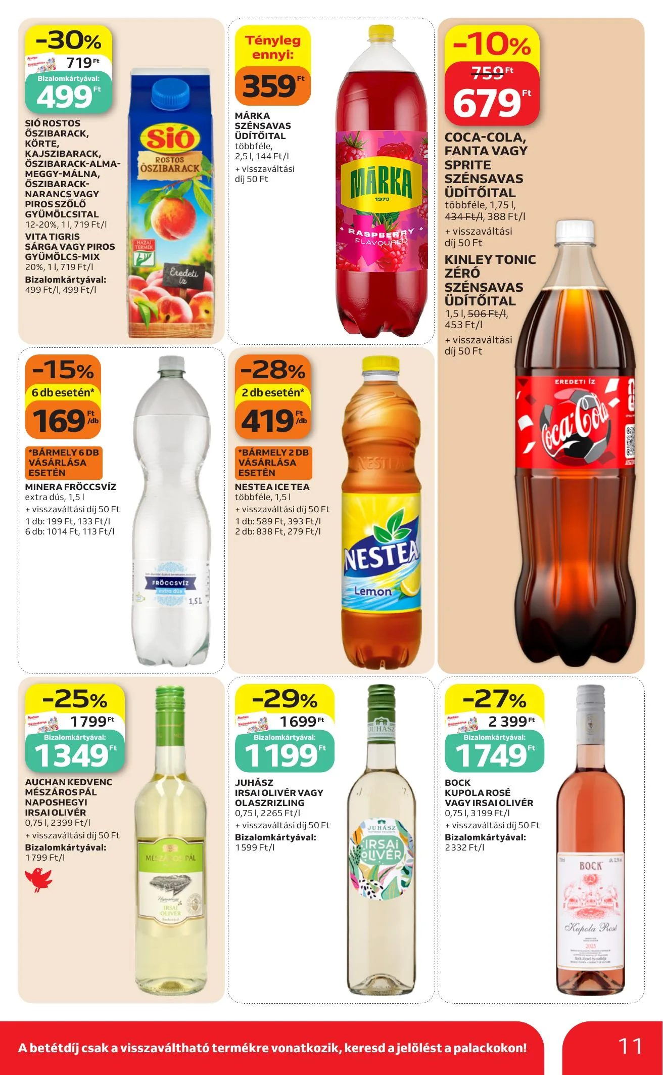 Auchan akciós újság Szupermarket 06.25–07.01 – 11. oldal