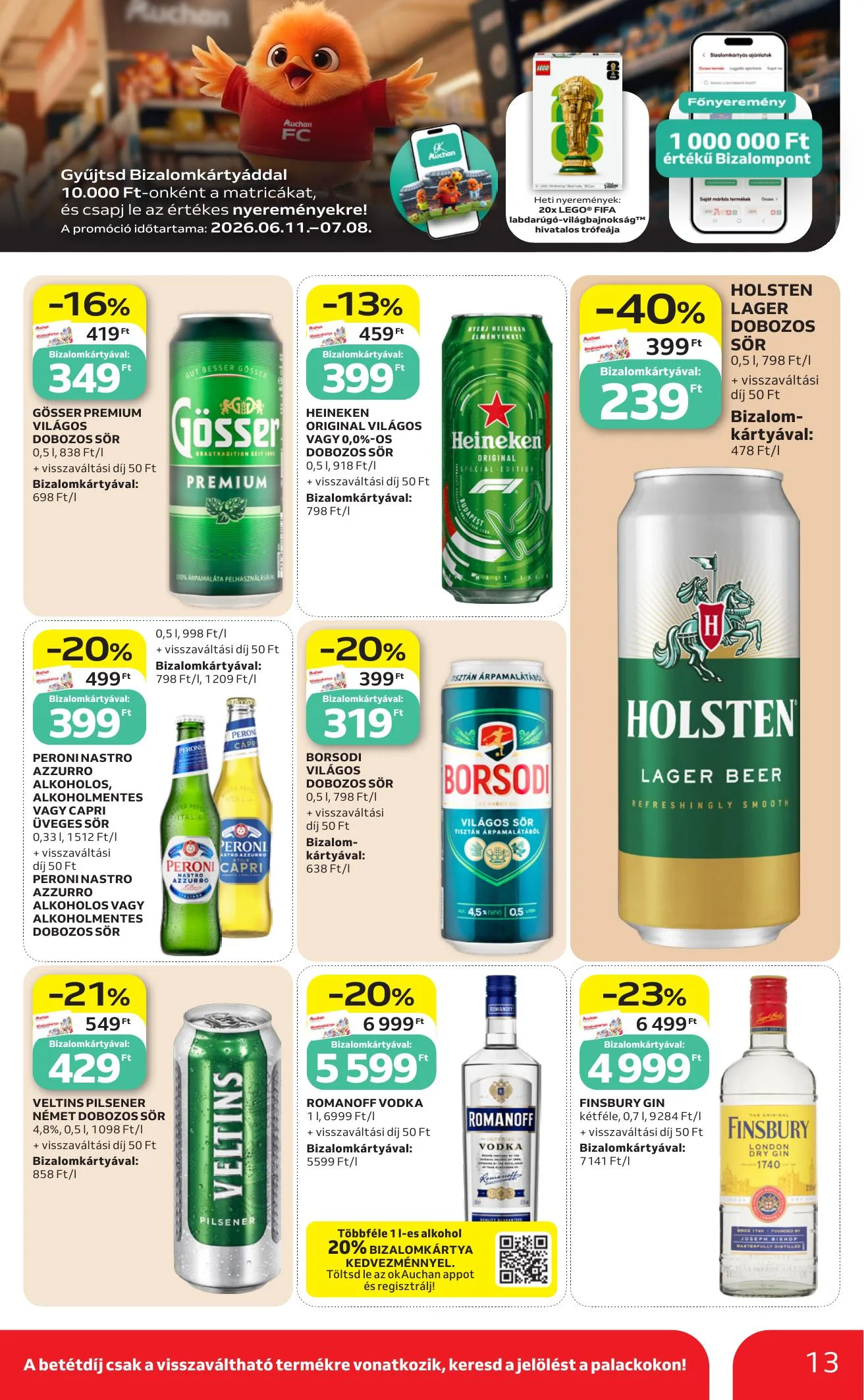 Auchan akciós újság Szupermarket 06.25–07.01 – 13. oldal