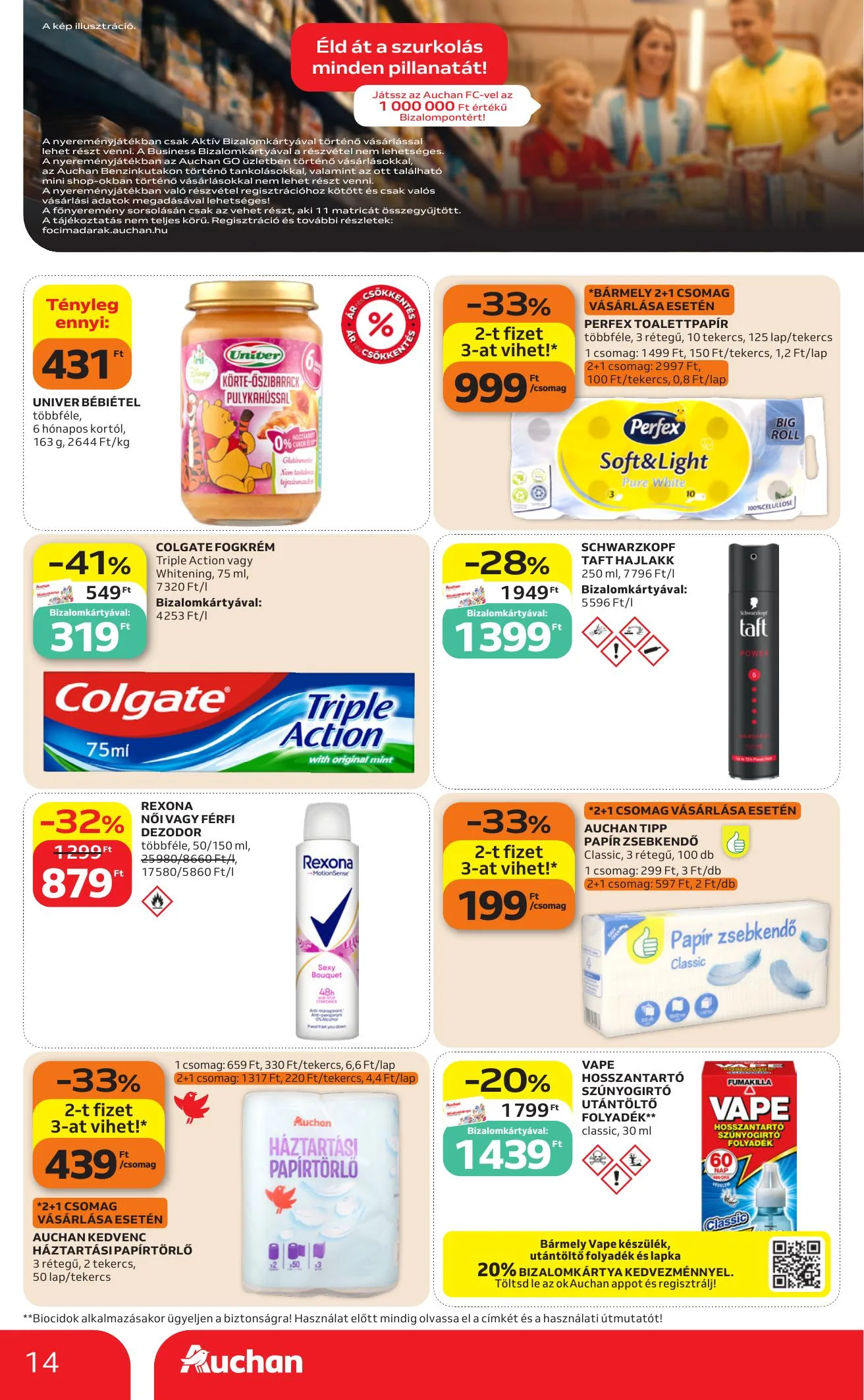Auchan akciós újság Szupermarket 06.25–07.01 – 14. oldal