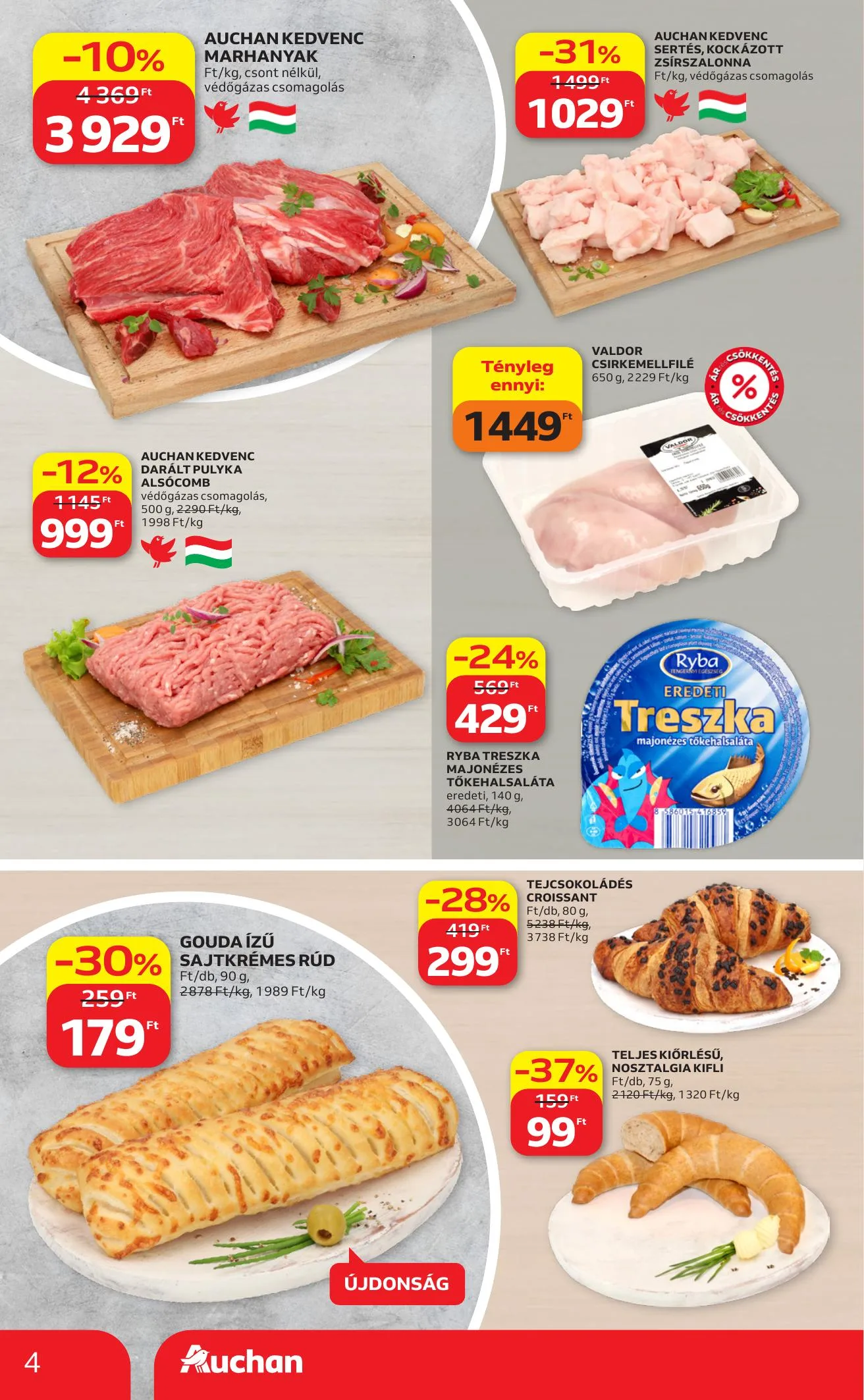 Auchan akciós újság Szupermarket 06.25–07.01 – 4. oldal