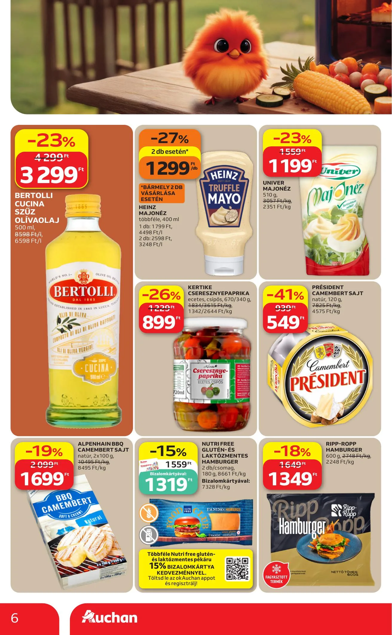 Auchan akciós újság Szupermarket 06.25–07.01 – 6. oldal