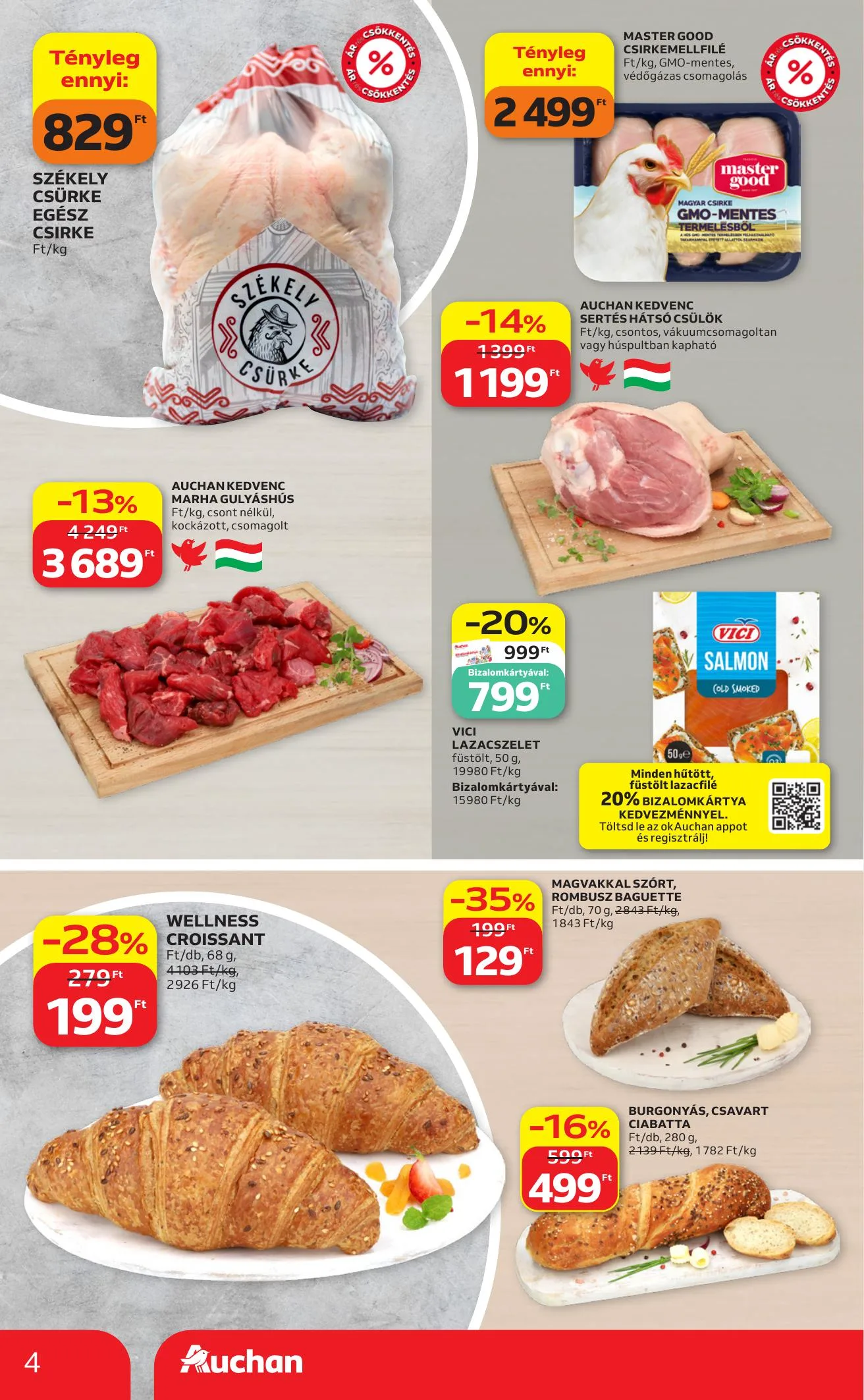 Auchan akciós újság Szupermarket 07.02–07.08 – 4. oldal