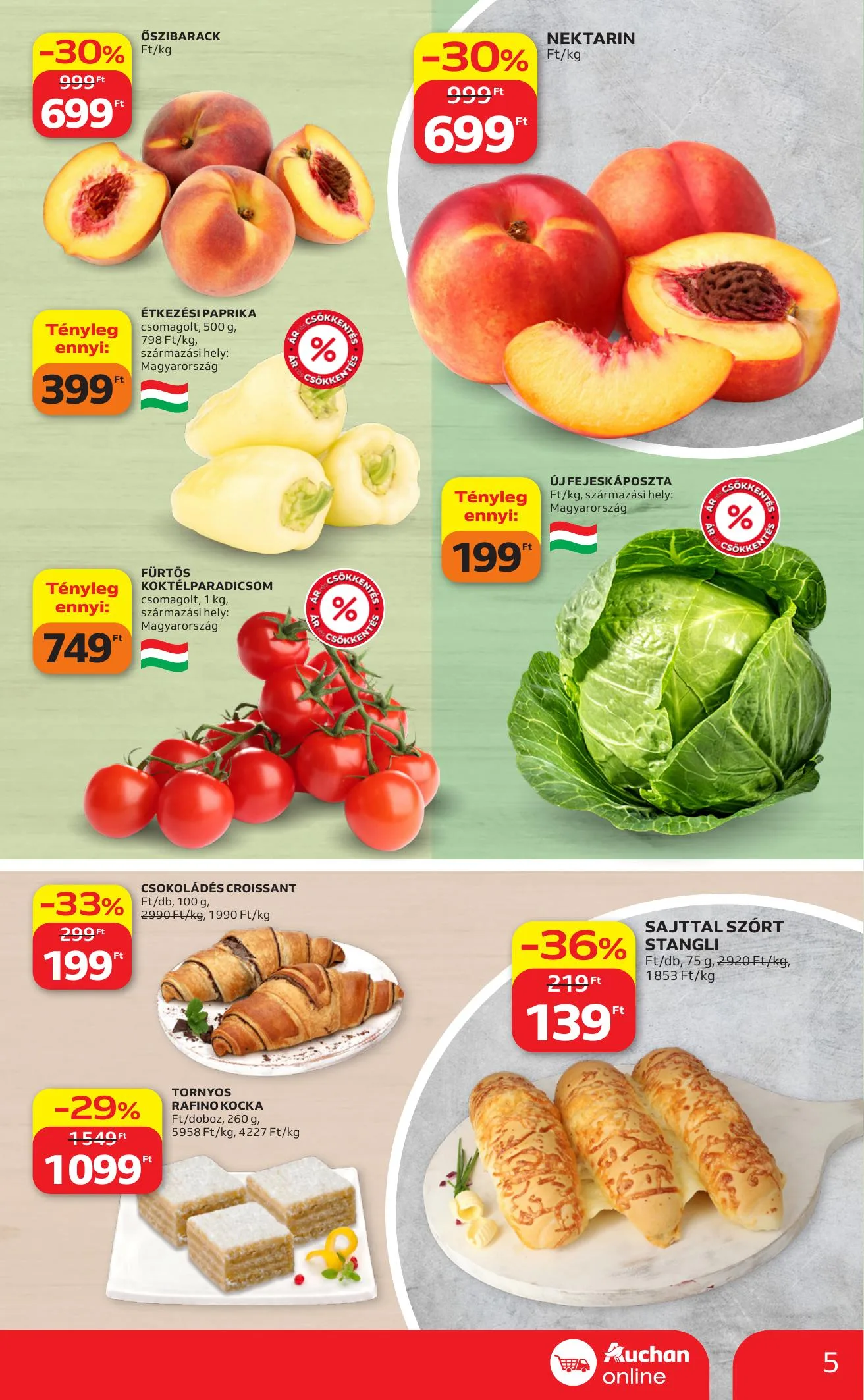 Auchan akciós újság Szupermarket 07.02–07.08 – 5. oldal