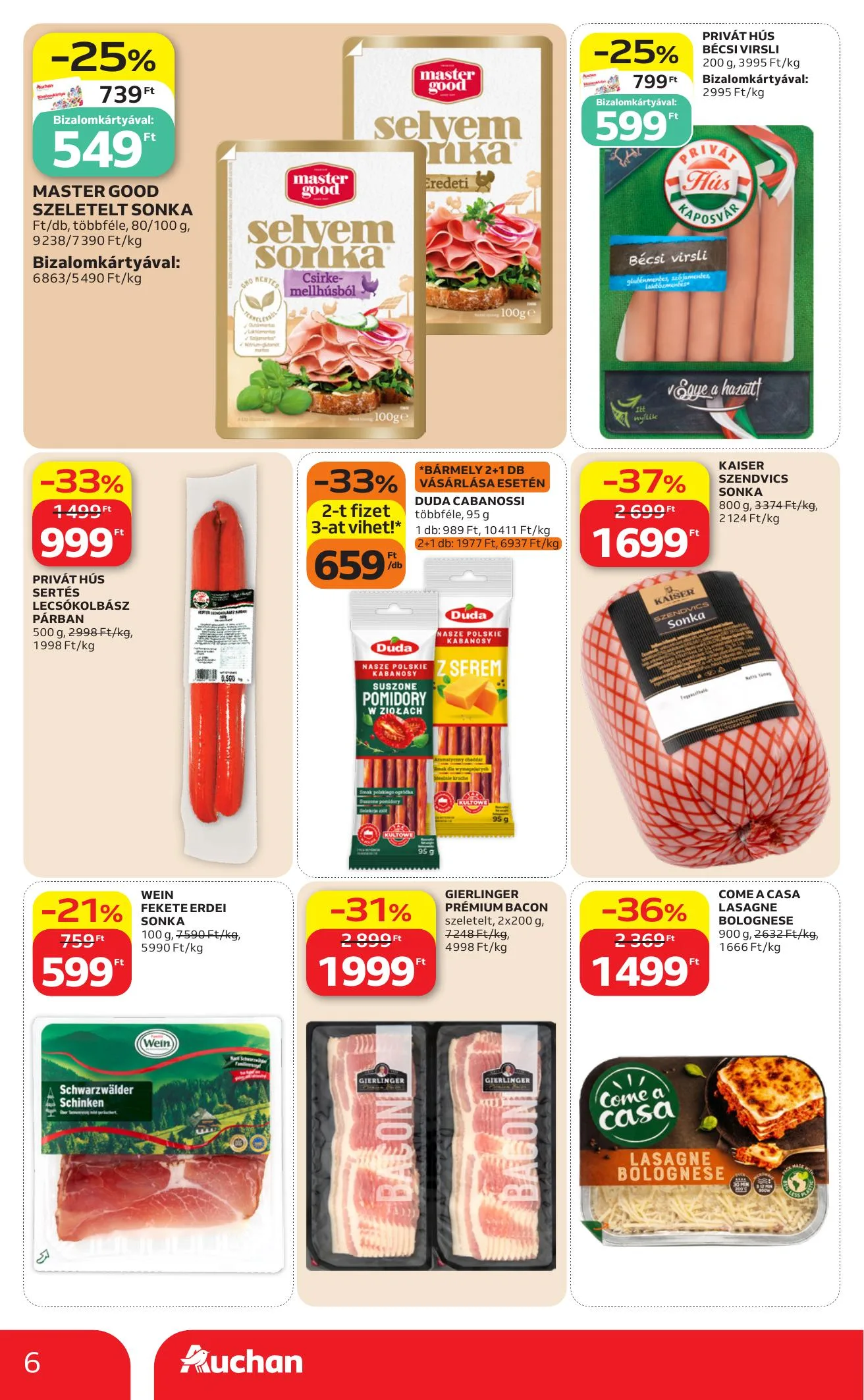 Auchan akciós újság Szupermarket 07.02–07.08 – 6. oldal
