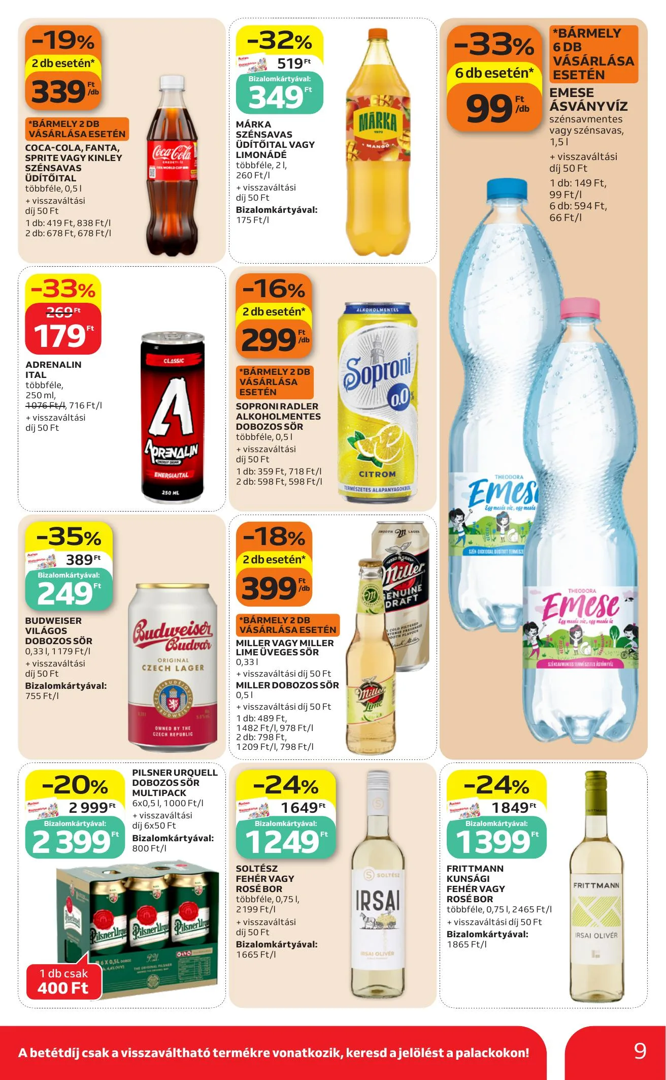 Auchan akciós újság Szupermarket 07.02–07.08 – 9. oldal