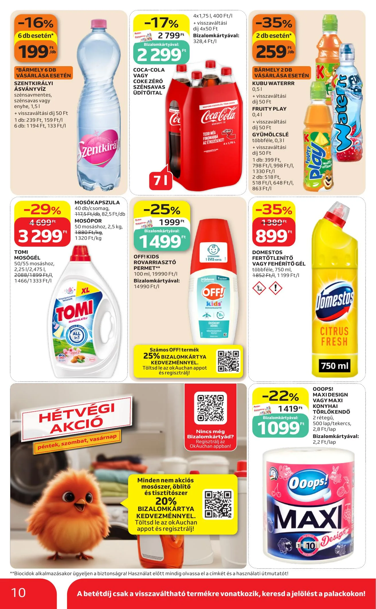 Auchan akciós újság Szupermarket 07.09–07.15 – 10. oldal