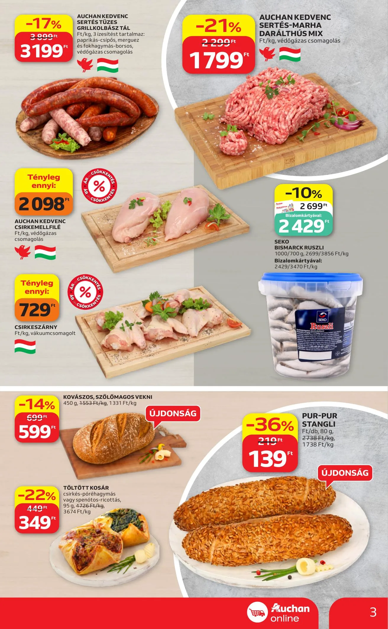 Auchan akciós újság Szupermarket 07.09–07.15 – 3. oldal