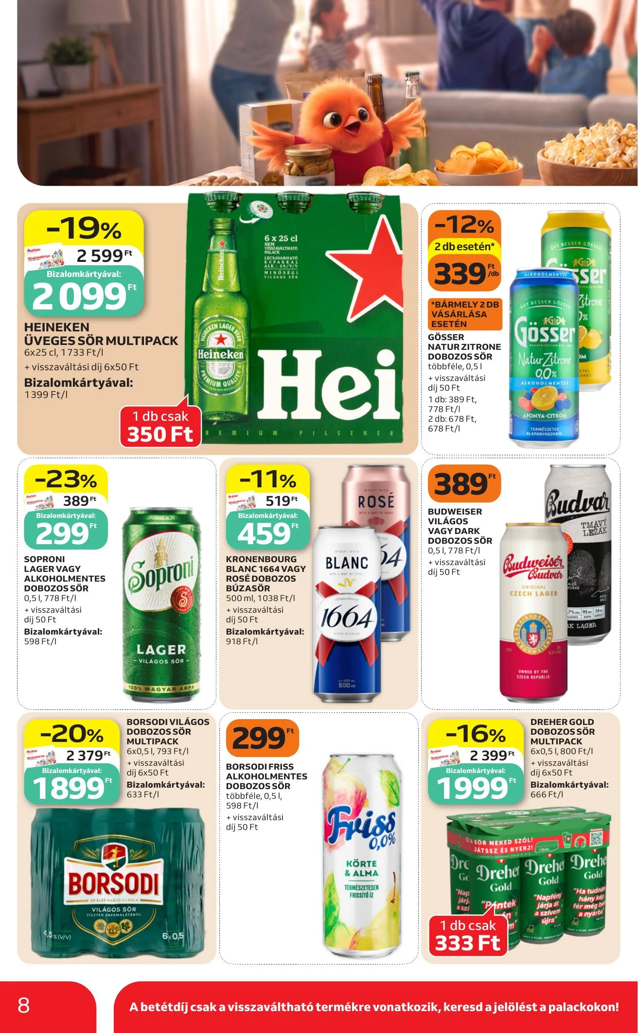 Auchan akciós újság Szupermarket 07.09–07.15 – 8. oldal