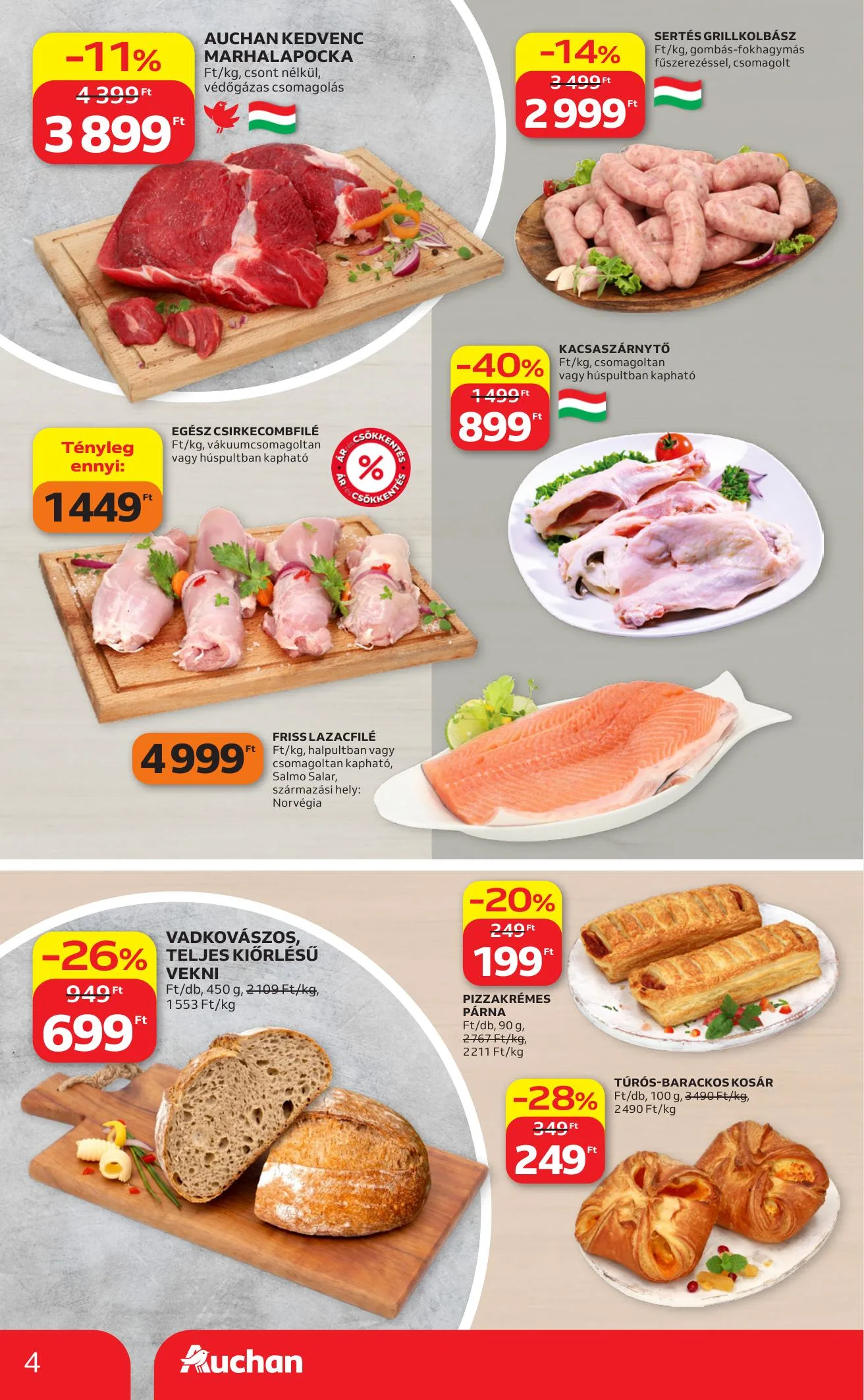 Auchan akciós újság Szupermarket 07.16–07.22 – 4. oldal