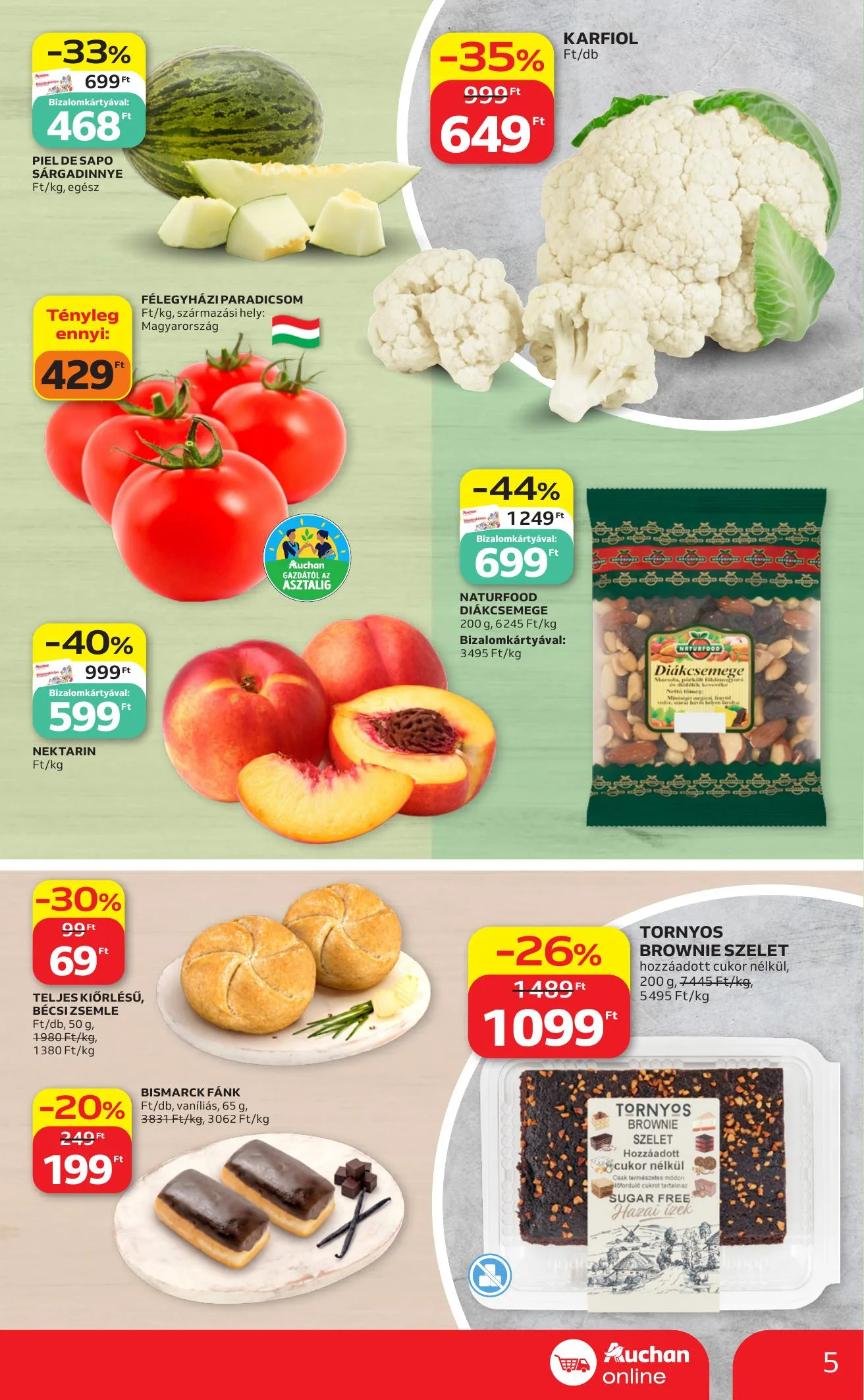 Auchan akciós újság Szupermarket 07.16–07.22 – 5. oldal