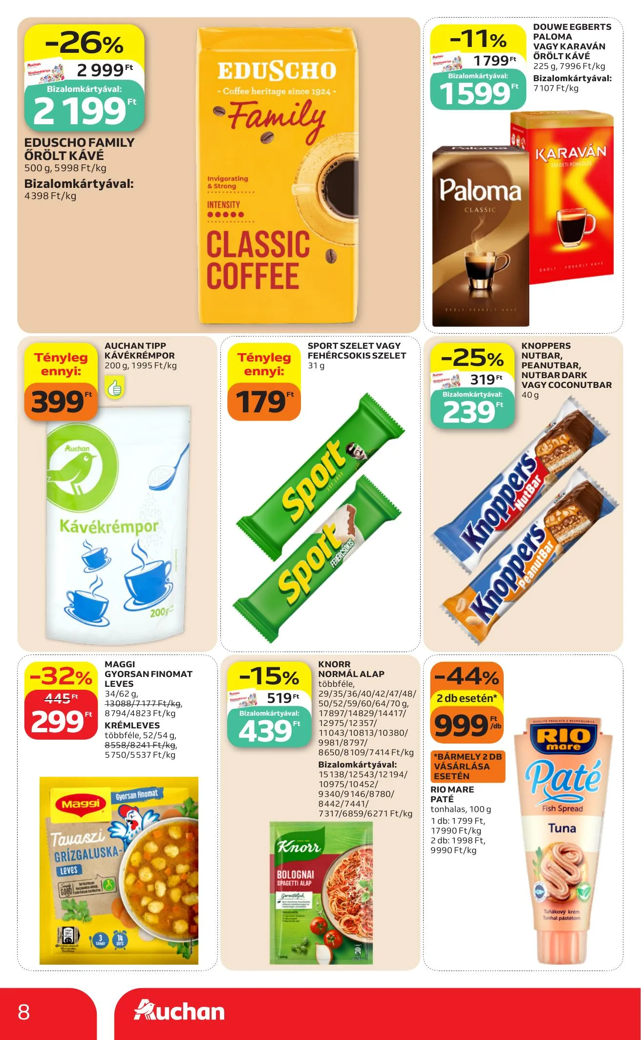 Auchan akciós újság Szupermarket 07.16–07.22 – 8. oldal