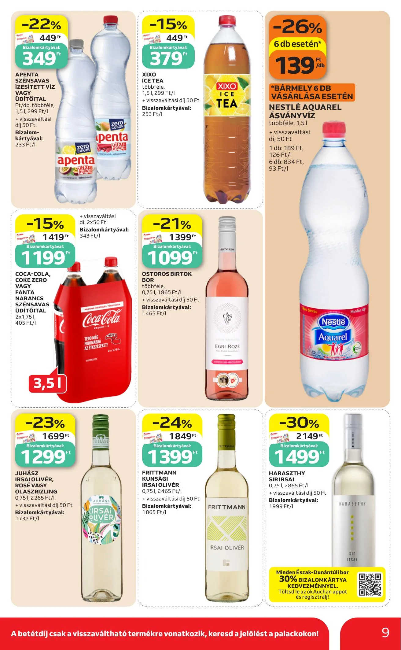 Auchan akciós újság Szupermarket 07.16–07.22 – 9. oldal