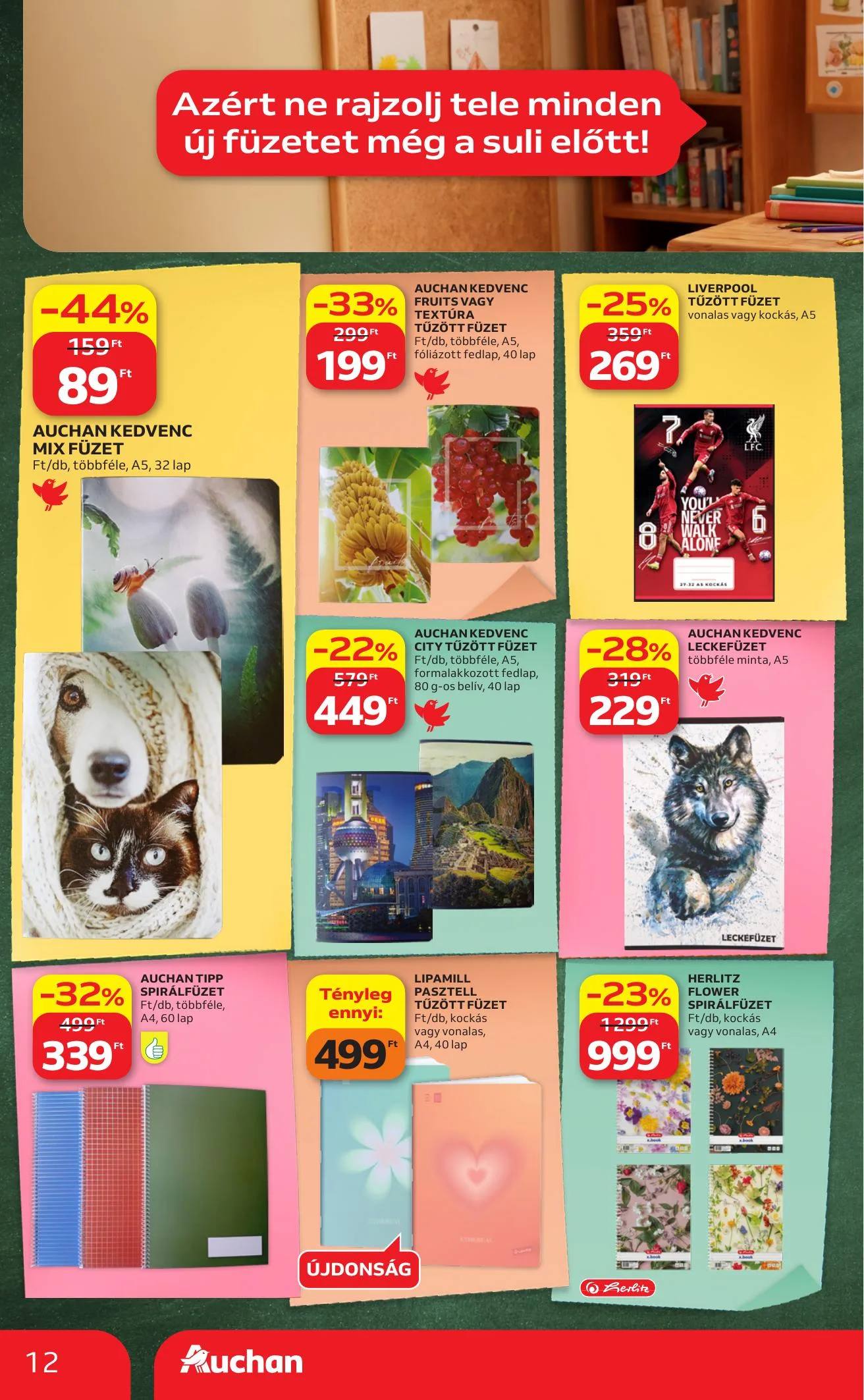 Auchan akciós újság Szupermarket 07.23–07.29 – 12. oldal
