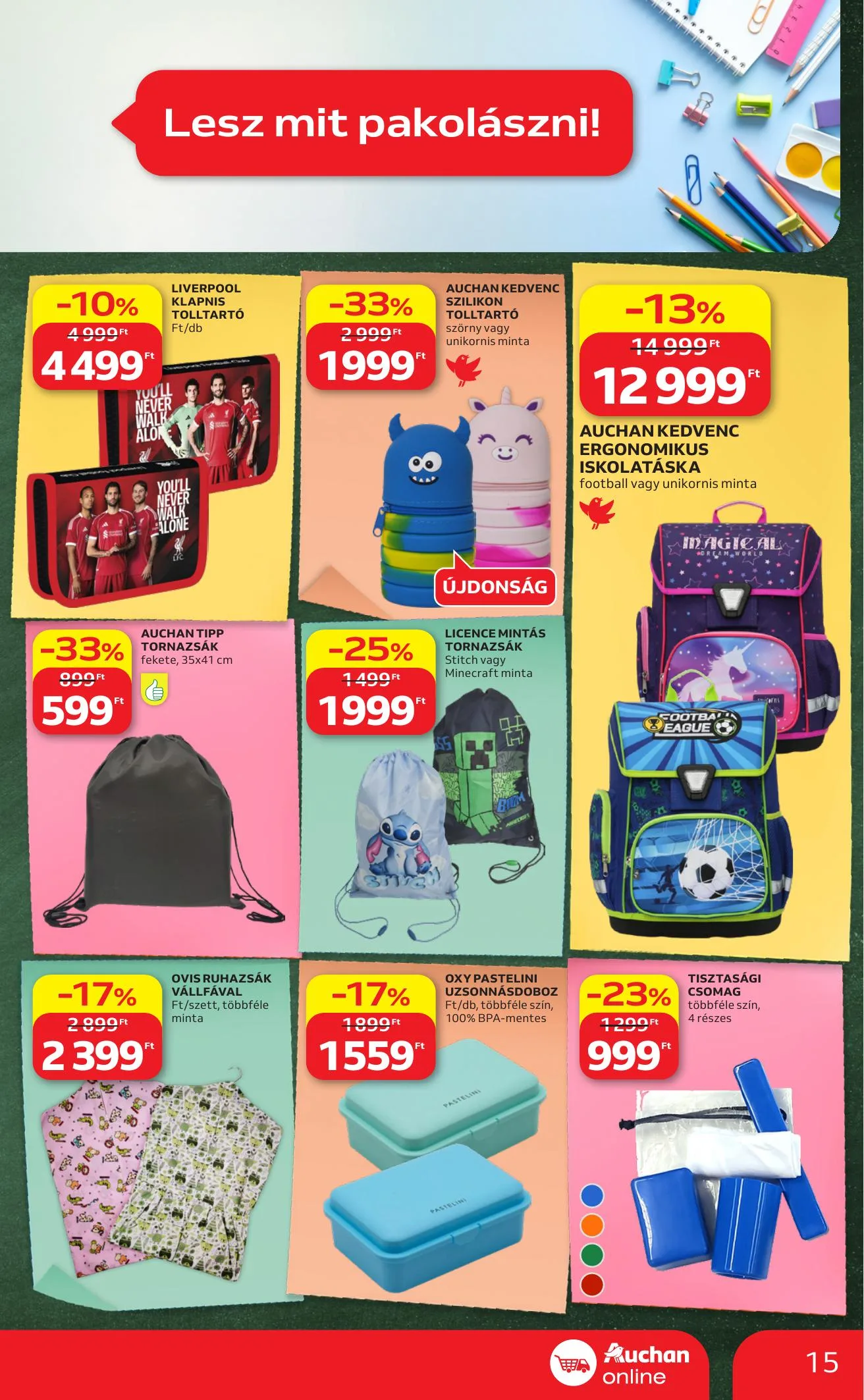 Auchan akciós újság Szupermarket 07.23–07.29 – 15. oldal