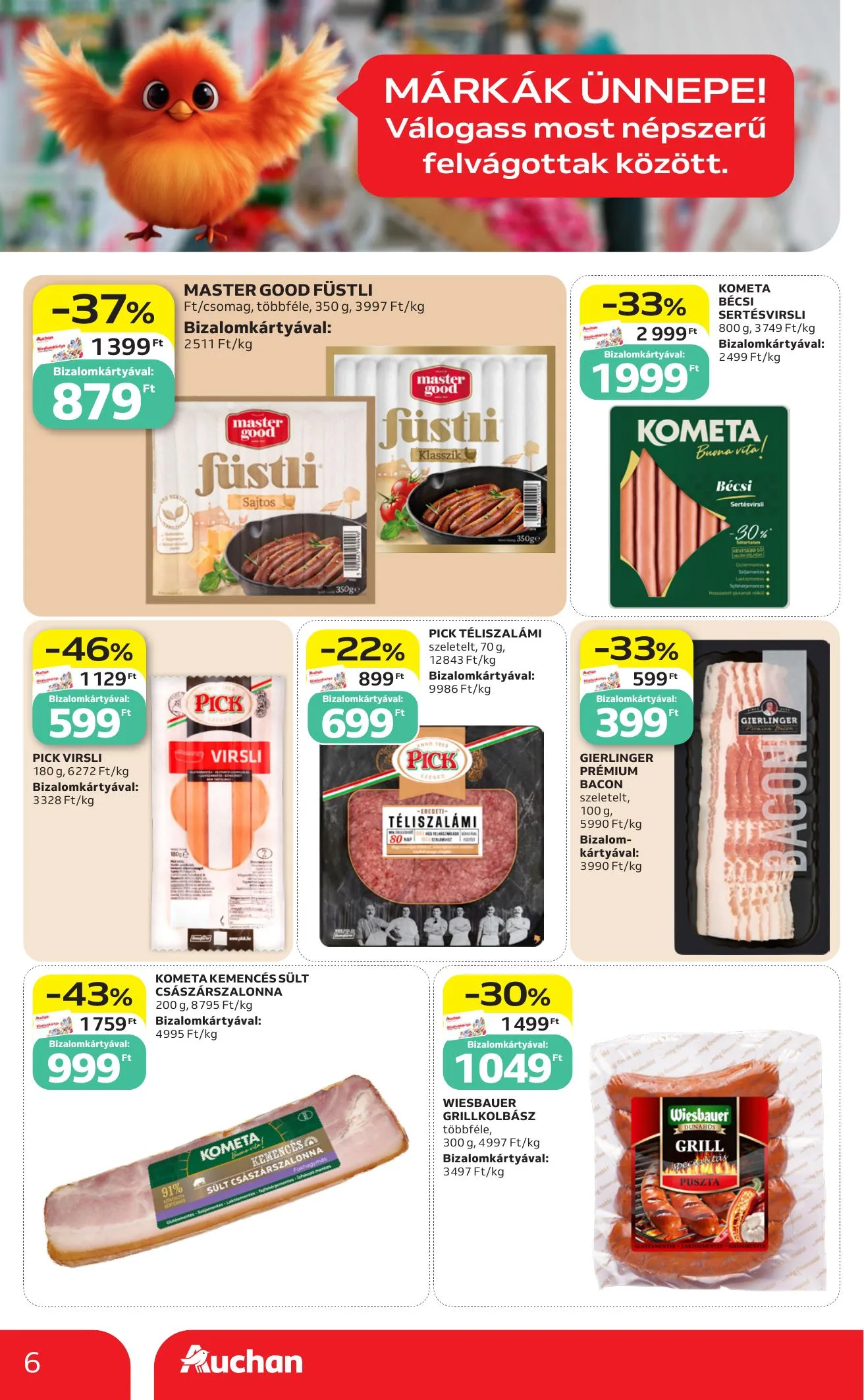 Auchan akciós újság Szupermarket 07.23–07.29 – 6. oldal