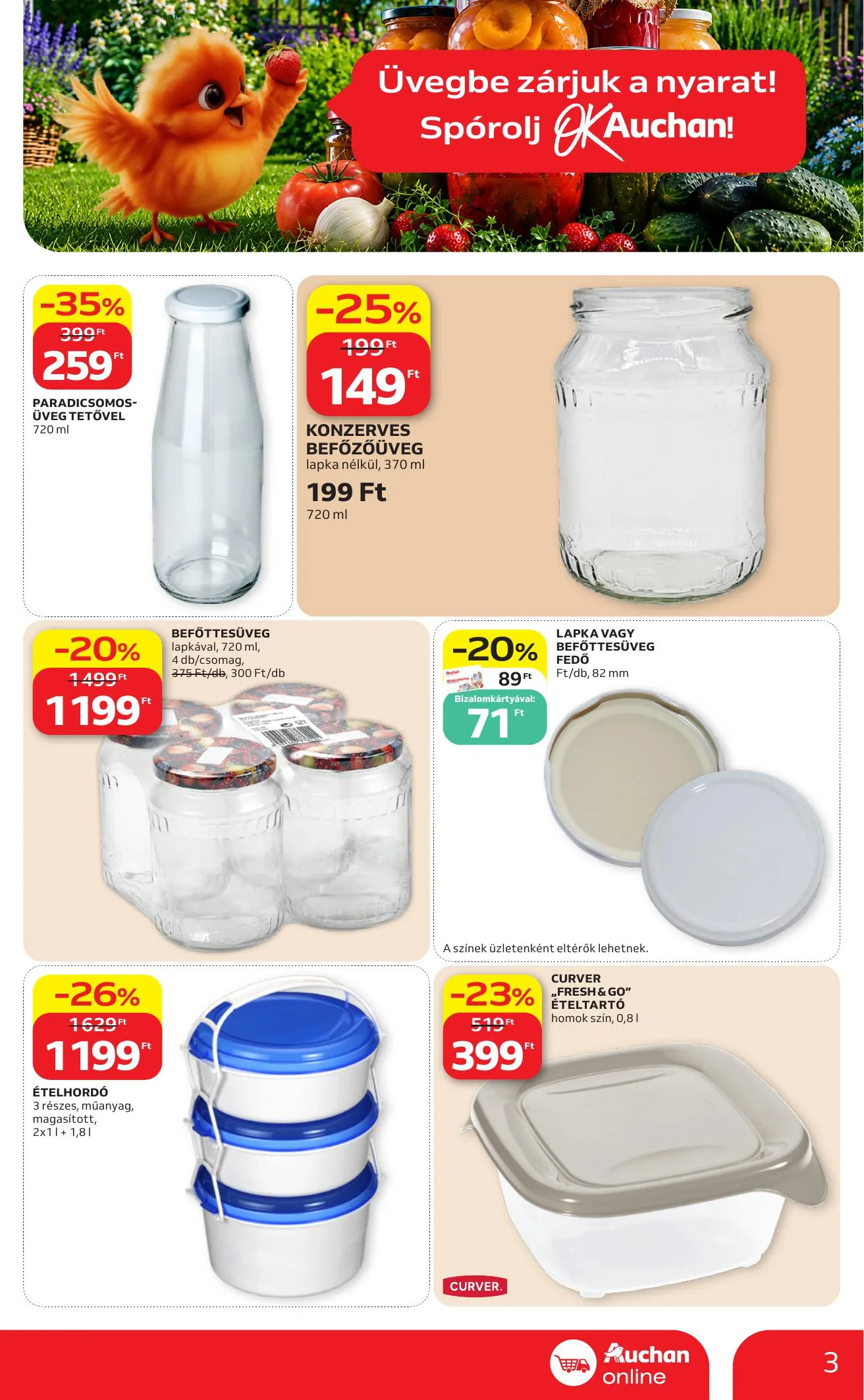 Auchan akciós újság Szupermarket 08.13–08.19 – 3. oldal