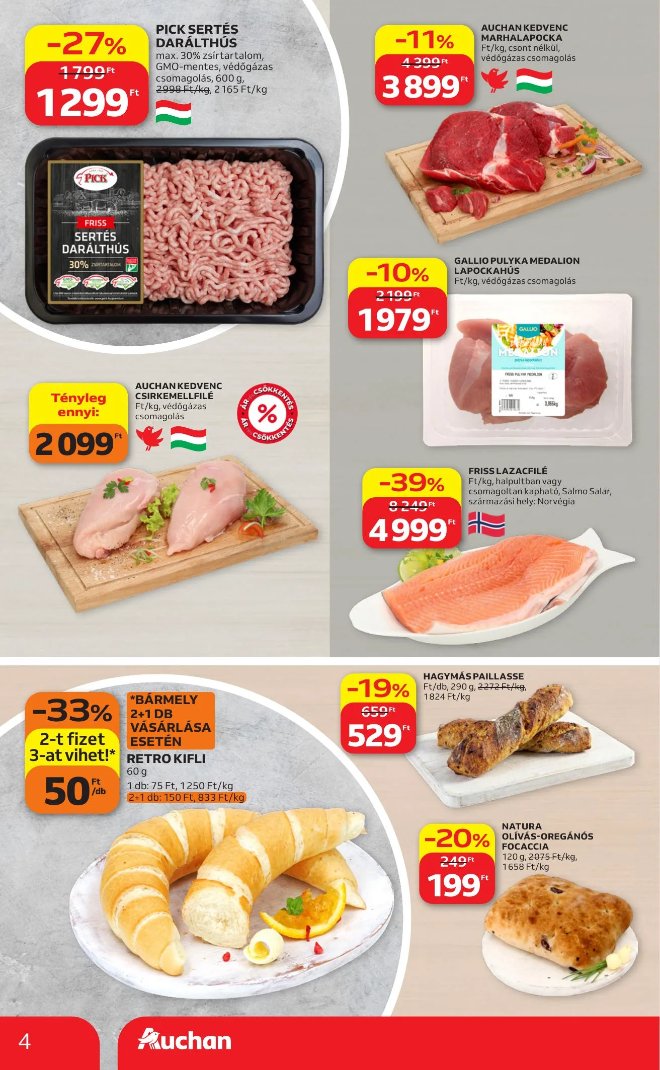 Auchan akciós újság Szupermarket 08.13–08.19 – 4. oldal