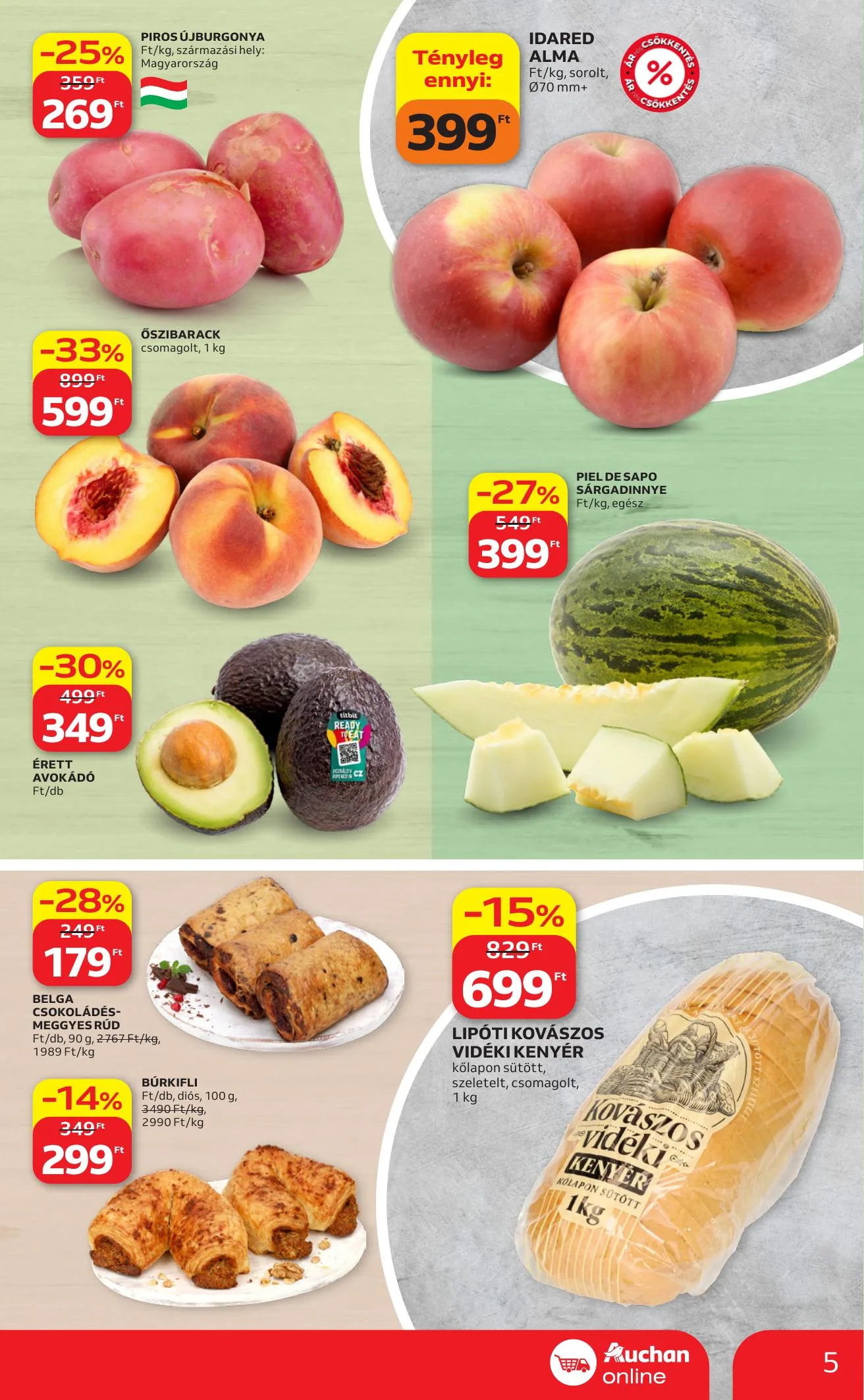 Auchan akciós újság Szupermarket 08.13–08.19 – 5. oldal
