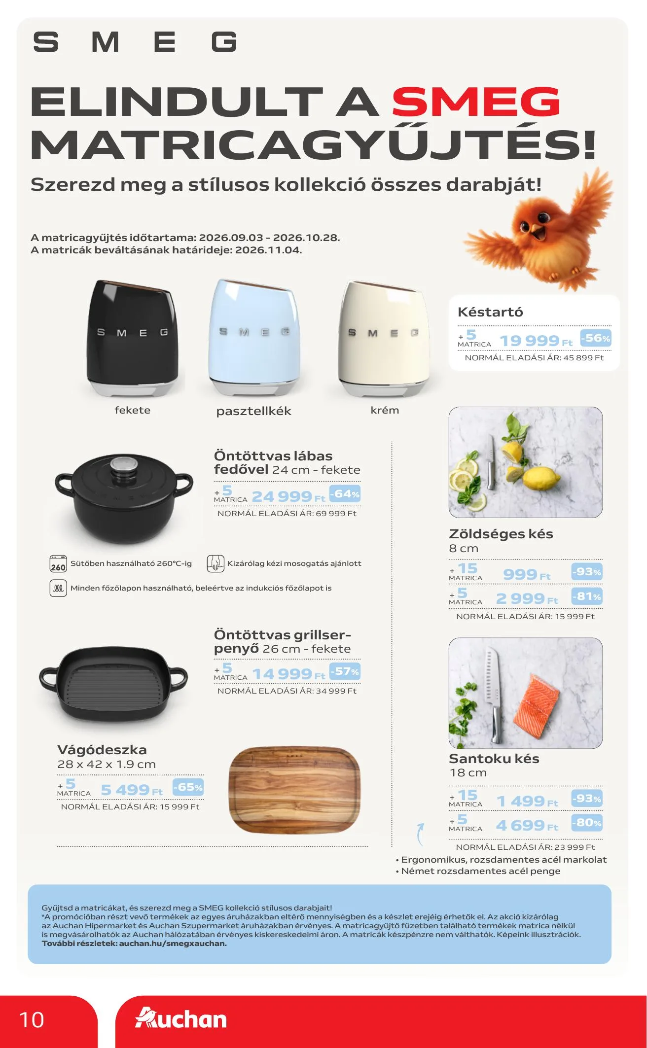 Auchan akciós újság Szupermarket 09.10–09.16 – 10. oldal
