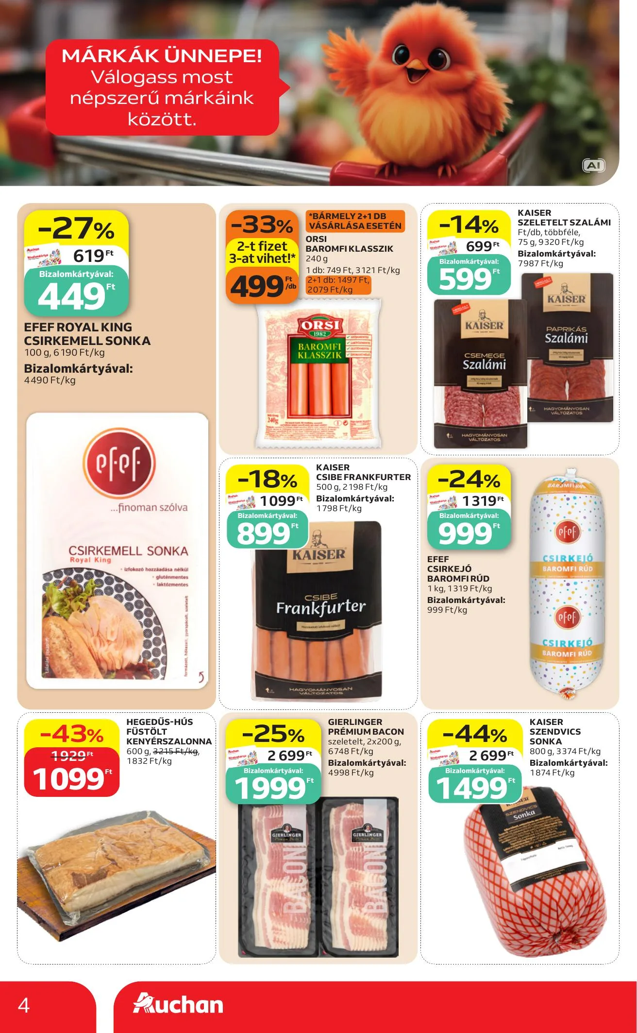 Auchan akciós újság Szupermarket 09.10–09.16 – 4. oldal