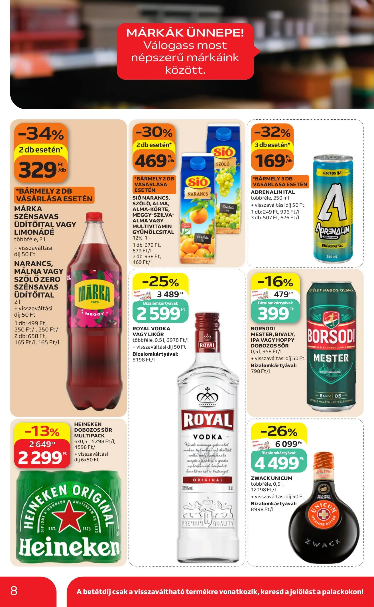 Auchan akciós újság Szupermarket 09.10–09.16 – 8. oldal