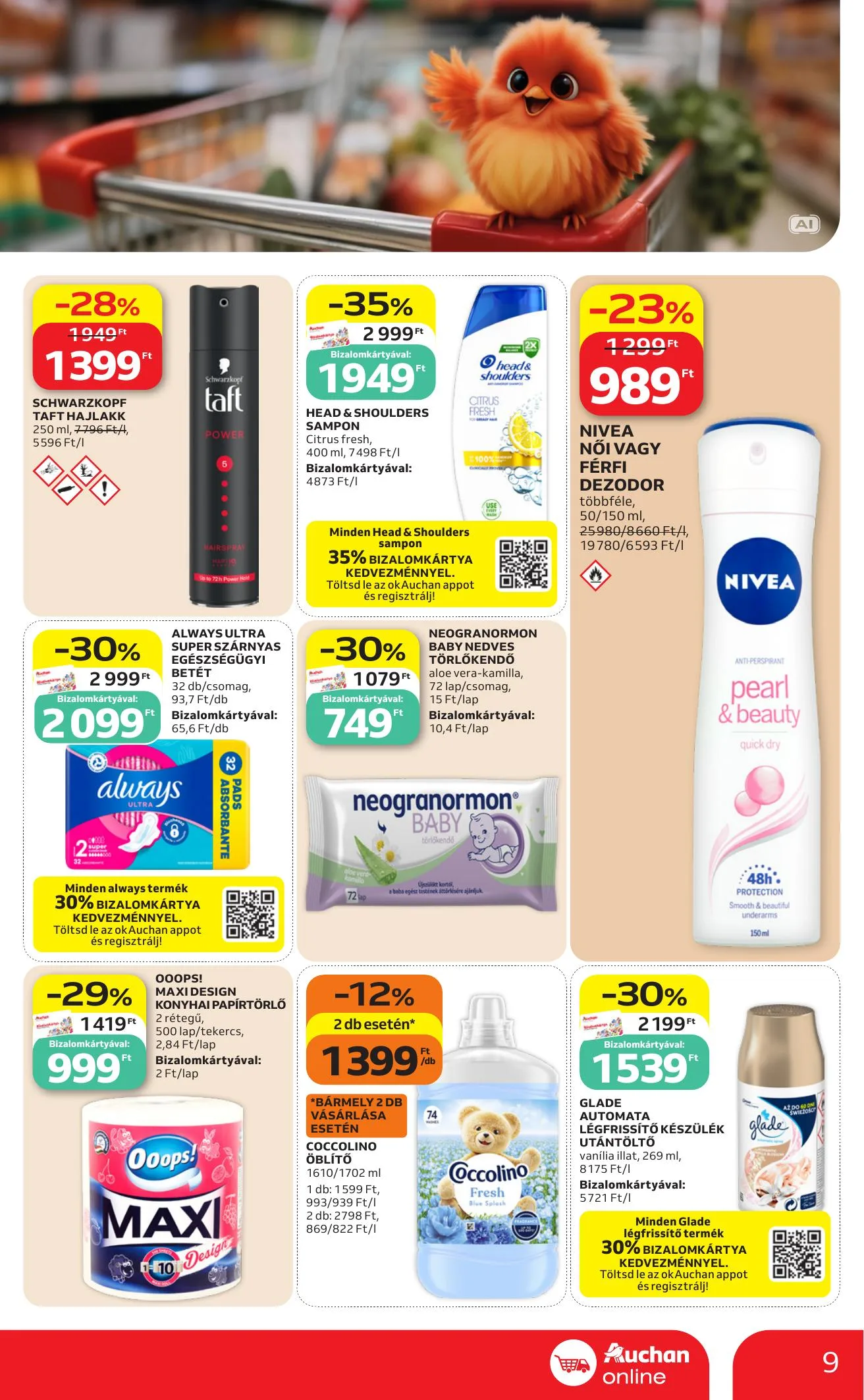 Auchan akciós újság Szupermarket 09.10–09.16 – 9. oldal