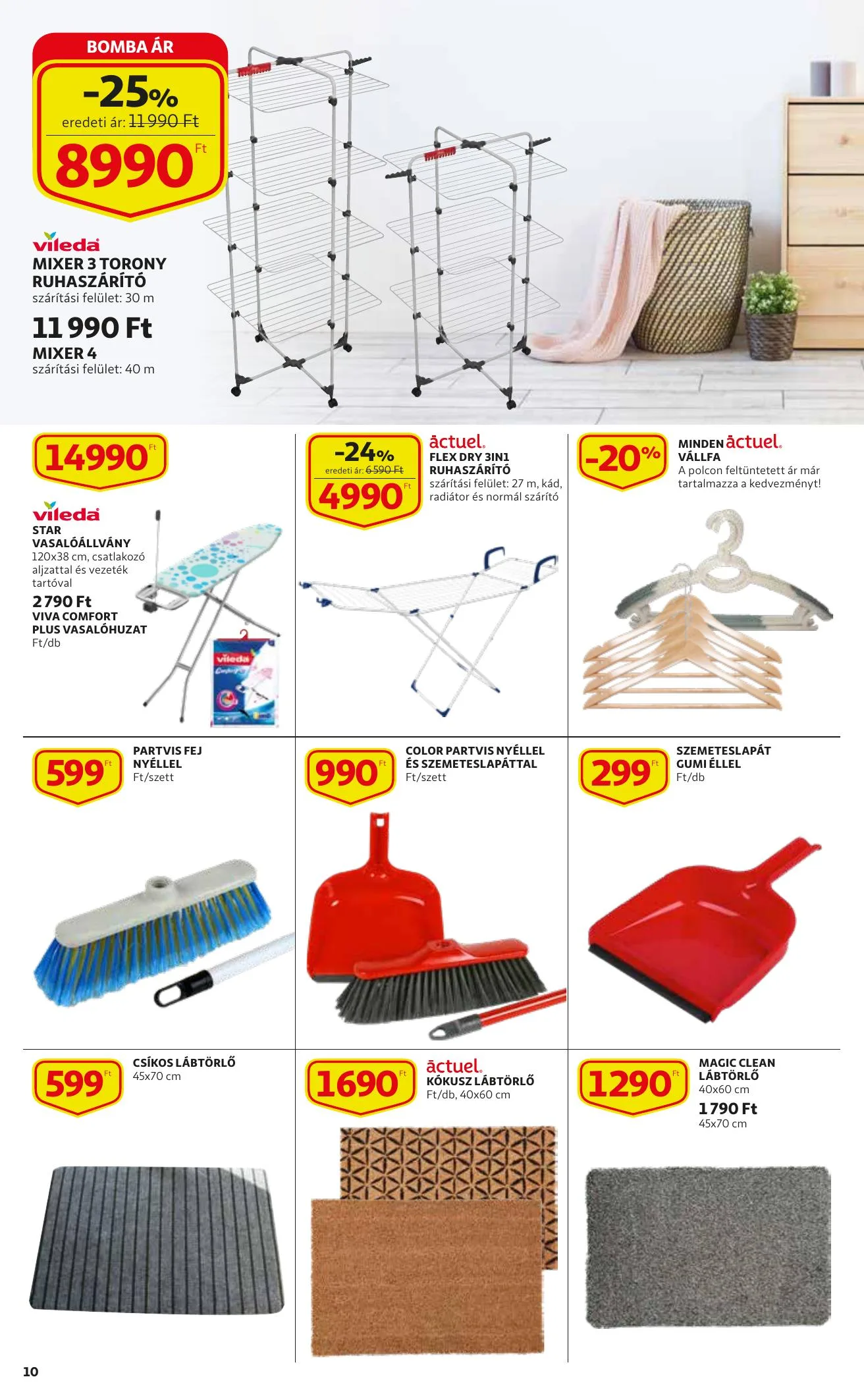 Auchan akciós újság Takaritas katalógus 09.02–09.15 – 10. oldal