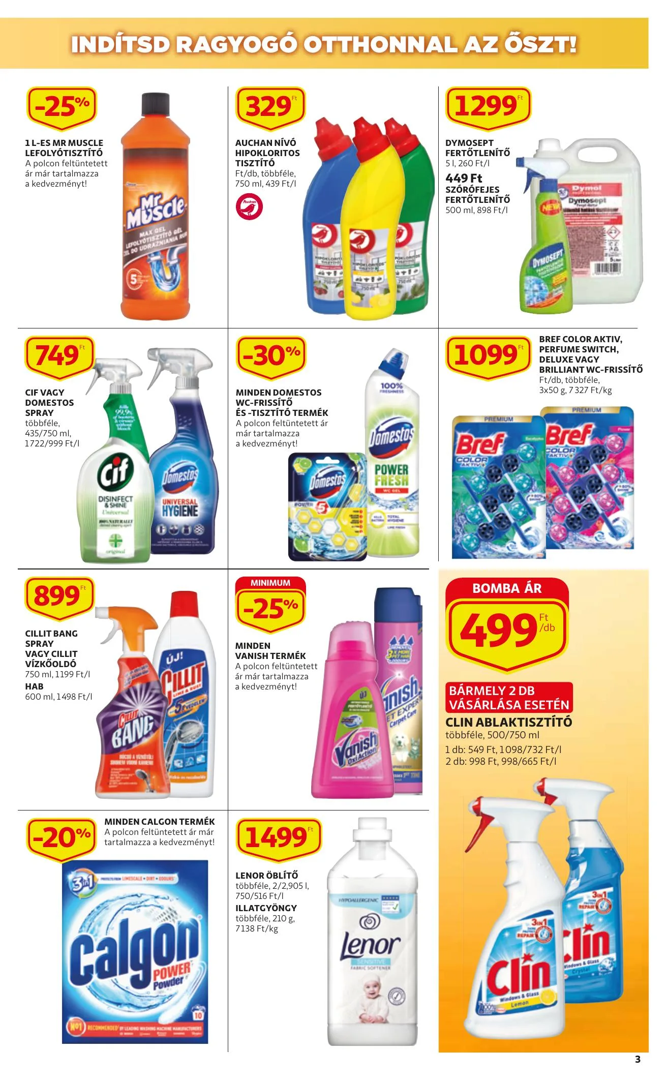 Auchan akciós újság Takaritas katalógus 09.02–09.15 – 3. oldal