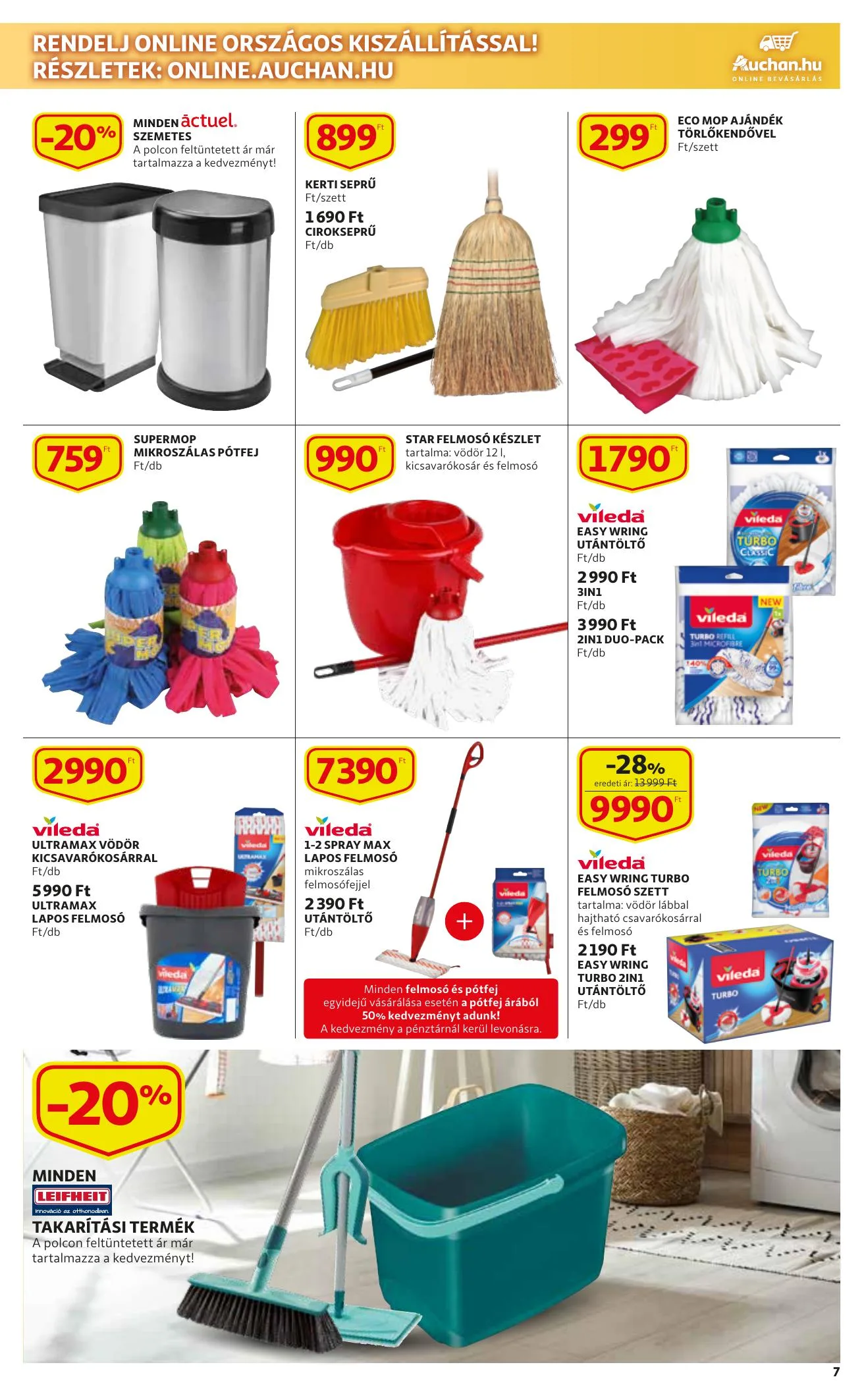 Auchan akciós újság Takaritas katalógus 09.02–09.15 – 7. oldal