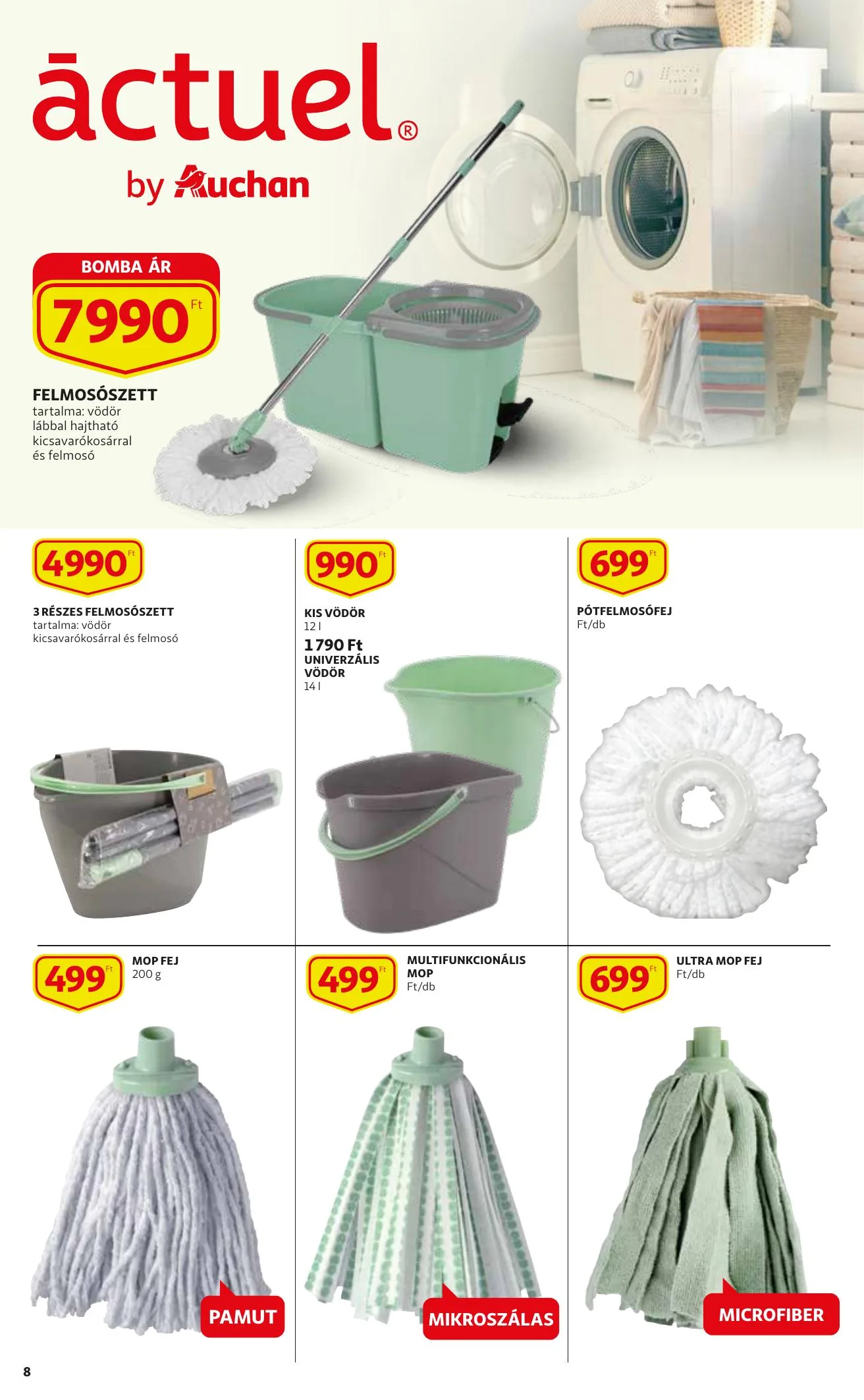 Auchan akciós újság Takaritas katalógus 09.02–09.15 – 8. oldal