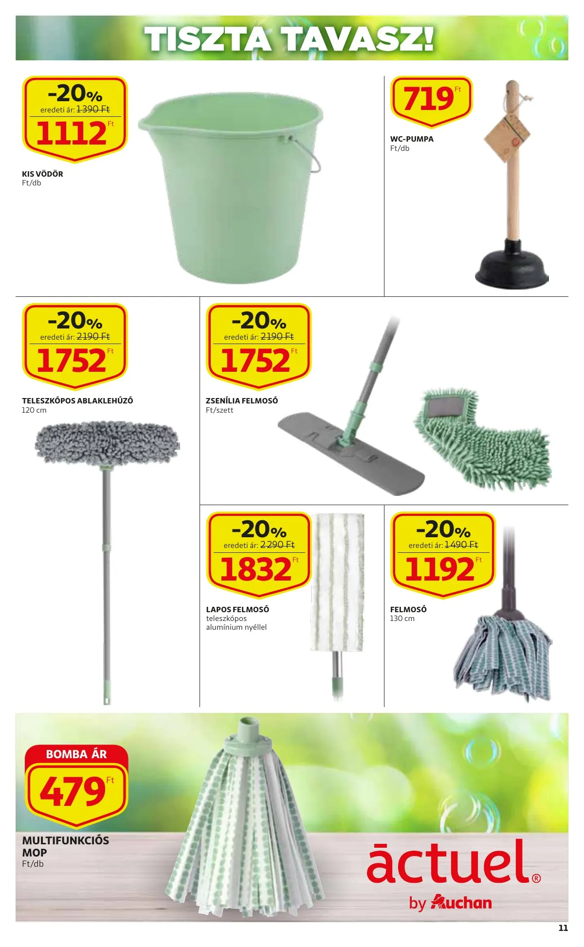Auchan akciós újság Takaritas 02.03–02.23 – 11. oldal