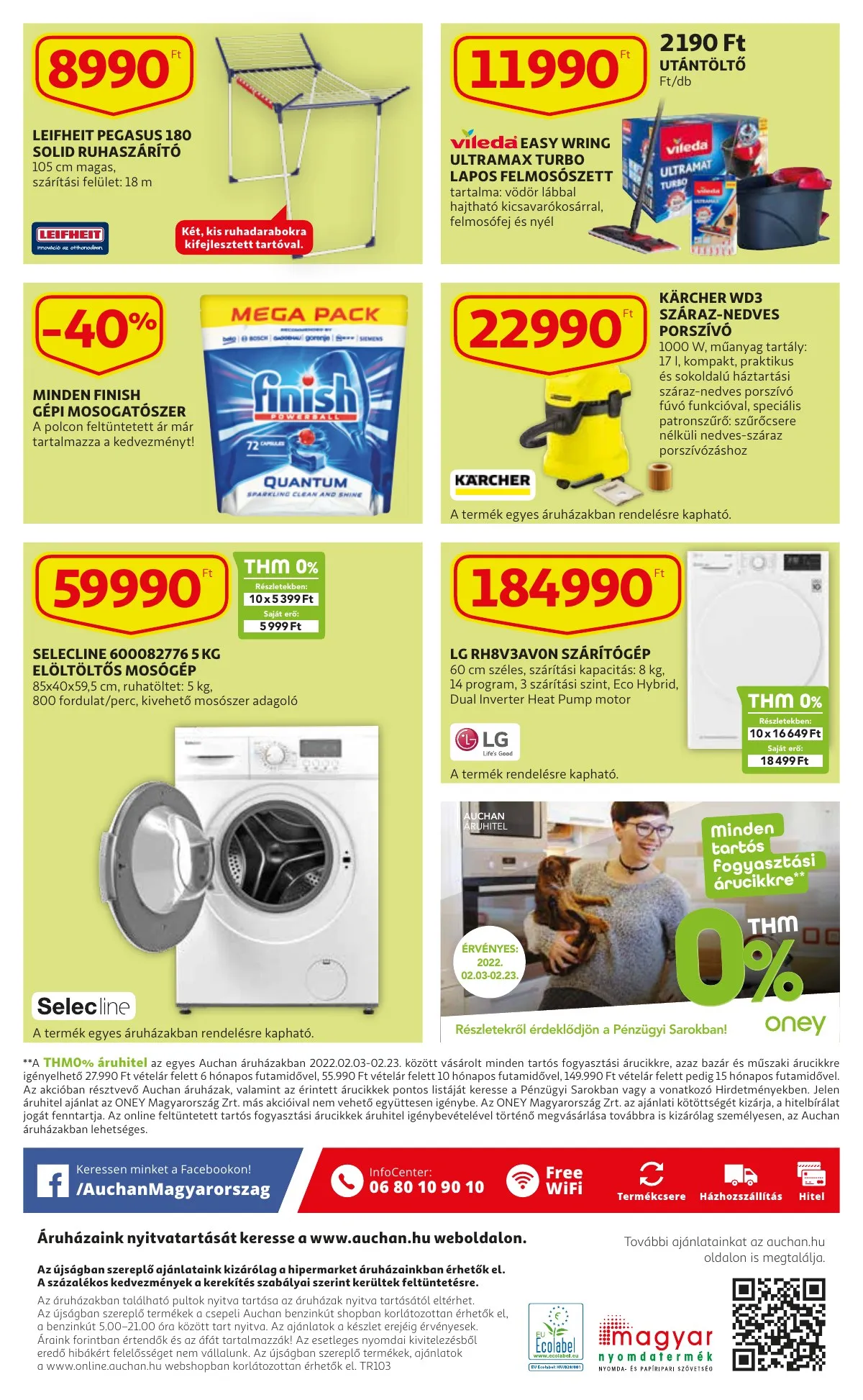 Auchan akciós újság Takaritas 02.03–02.23 – 12. oldal